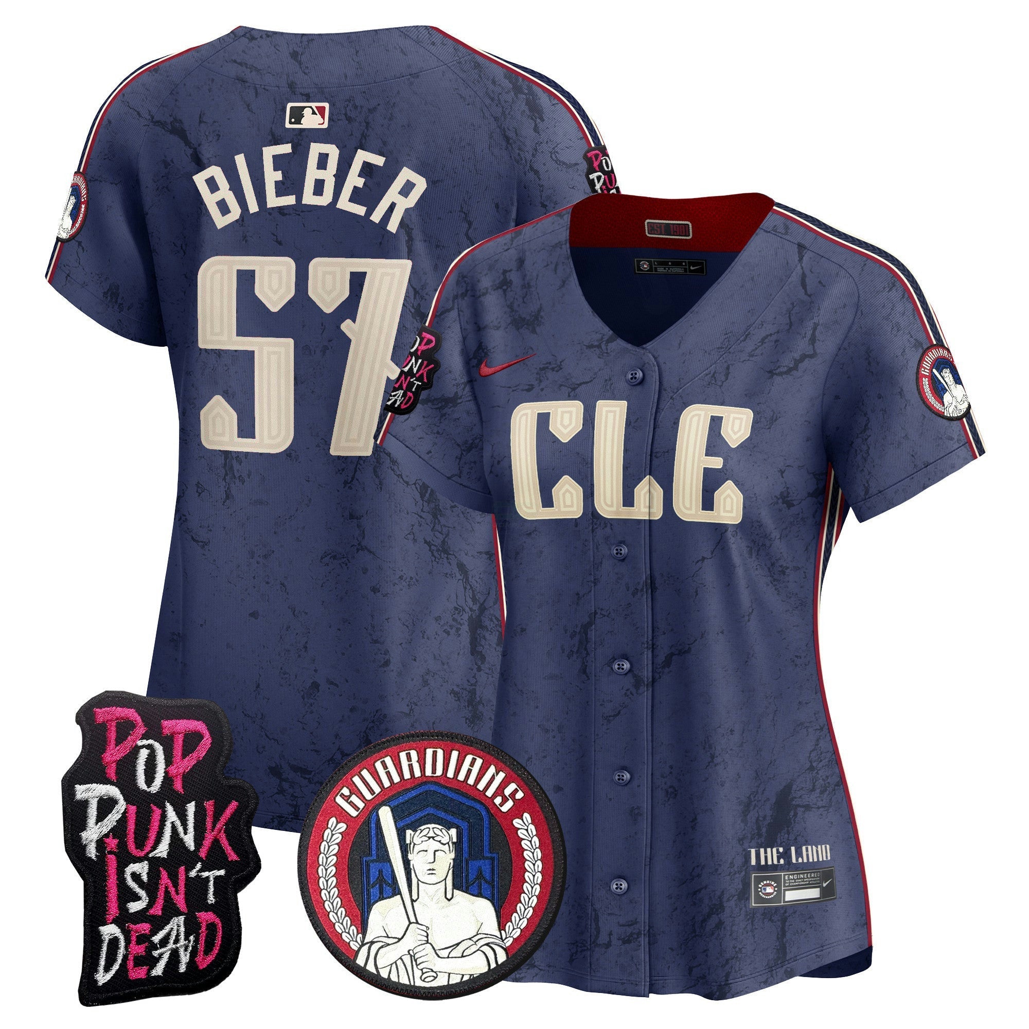 Camisa MLB Women’s Cleveland MGK Vapor Premier Limited Jersey
