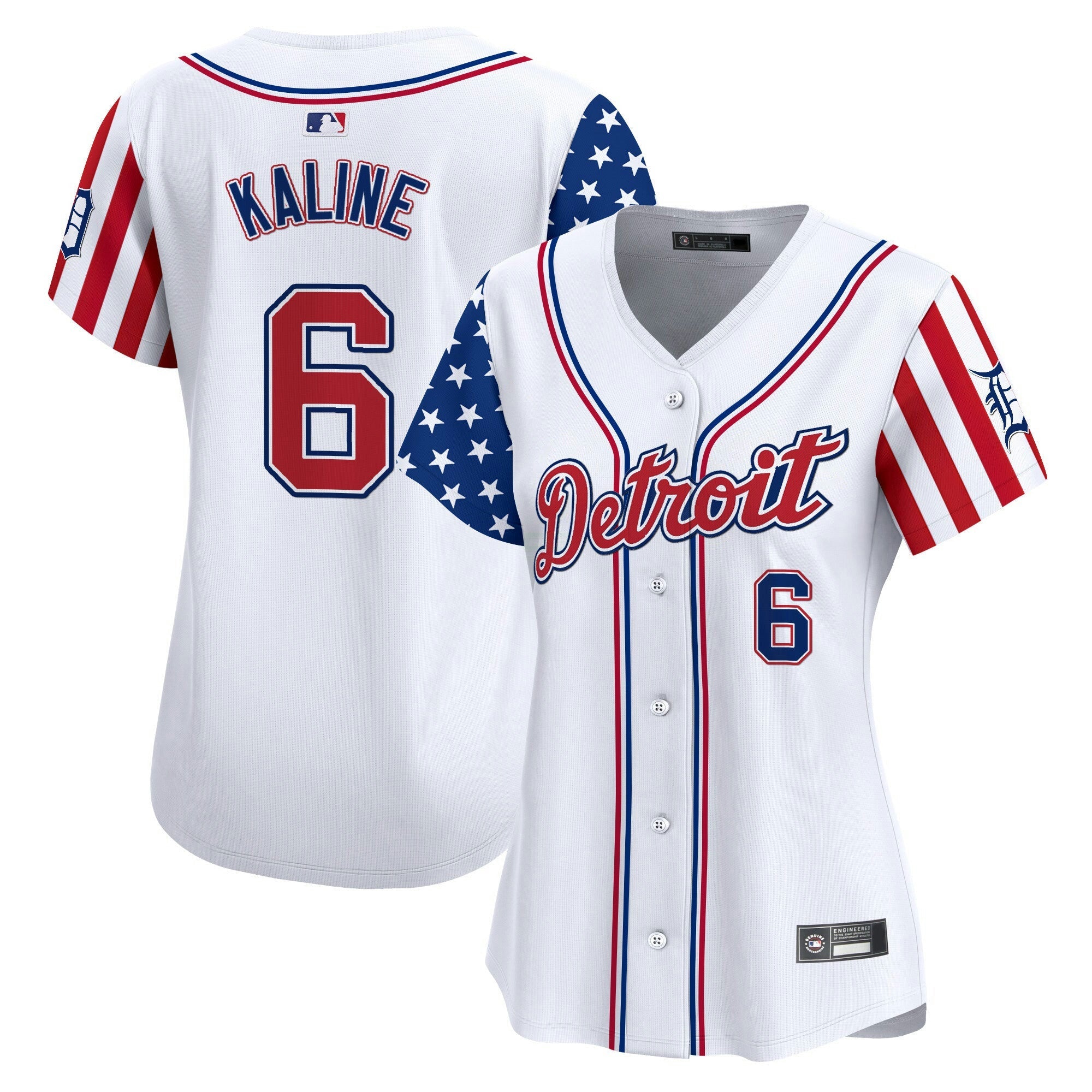 Camisa MLB Women’s Detroit 2025 Independence Day Vapor Premier Limited Jersey