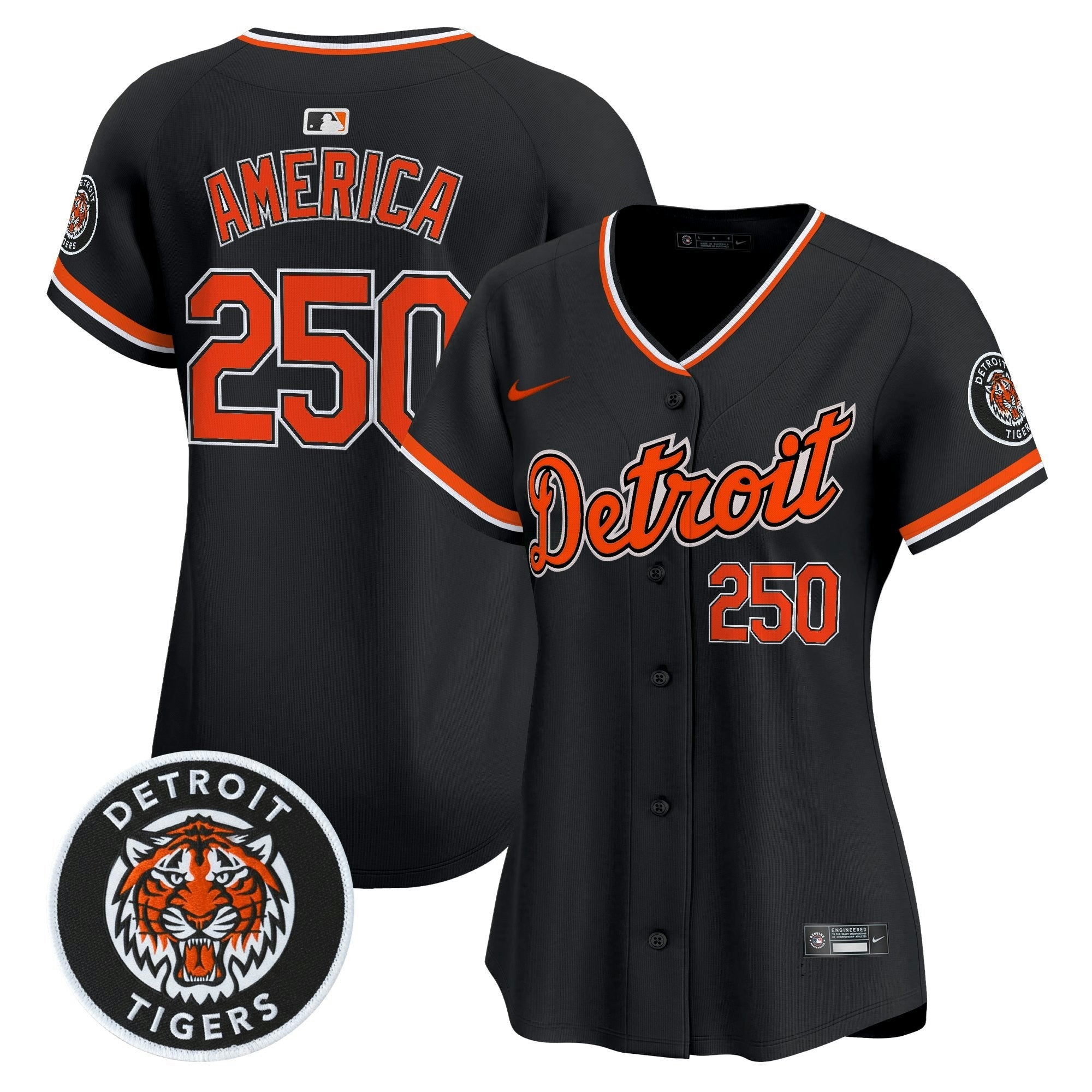Camisa MLB Women’s Detroit 2026 Alternativa Vapor Premier Limited Jersey