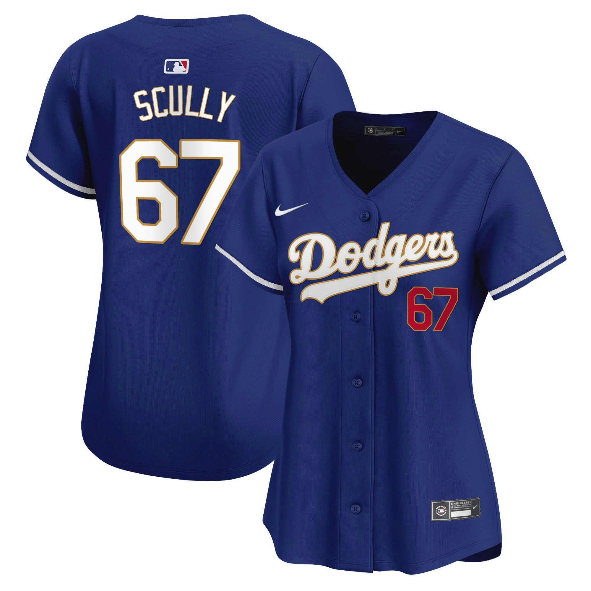 Camisa MLB Women’s Gold Trim Vapor Premier Limited Jersey
