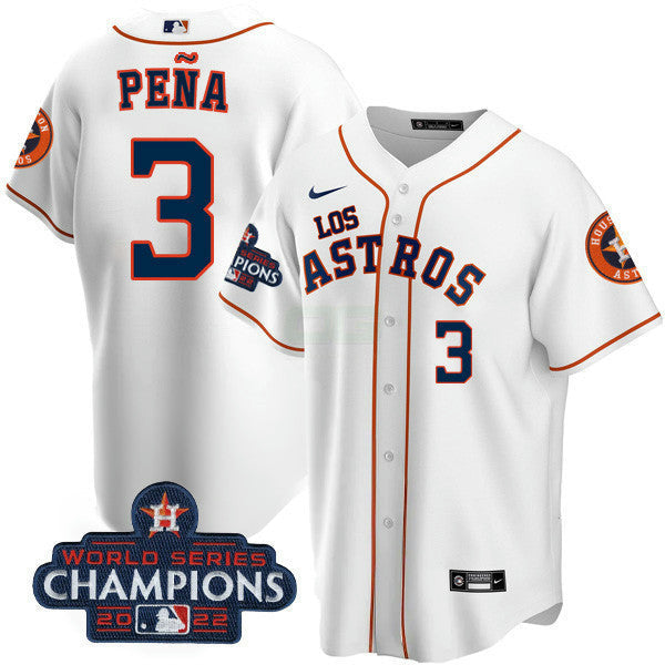 Camisa MLB Women’s Houston 2022 World Series Champions Player Jersey
