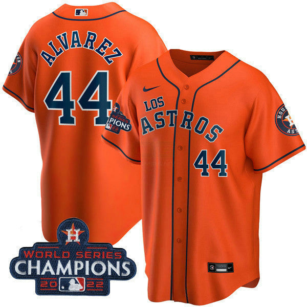 Camisa MLB Women’s Houston 2022 World Series Champions Player Jersey