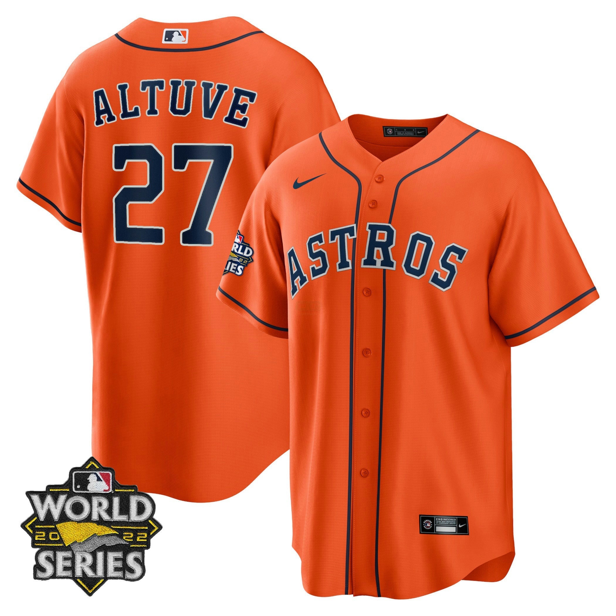 Camisa MLB Women’s Houston Alternativa 2022 World Series Player Jersey