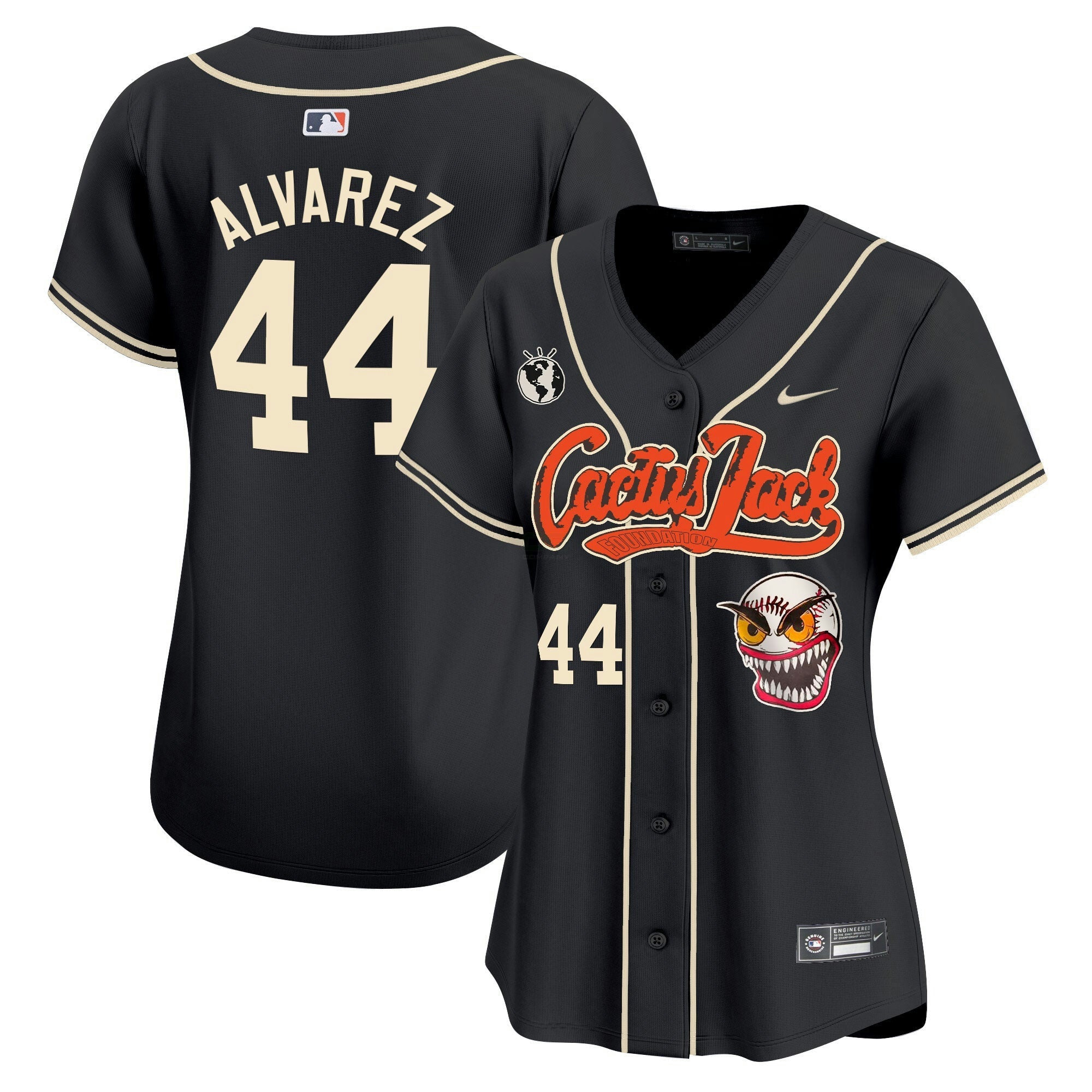 Camisa MLB Women’s Houston Cactus Jack Vapor Premier Limited Jersey – Stitched