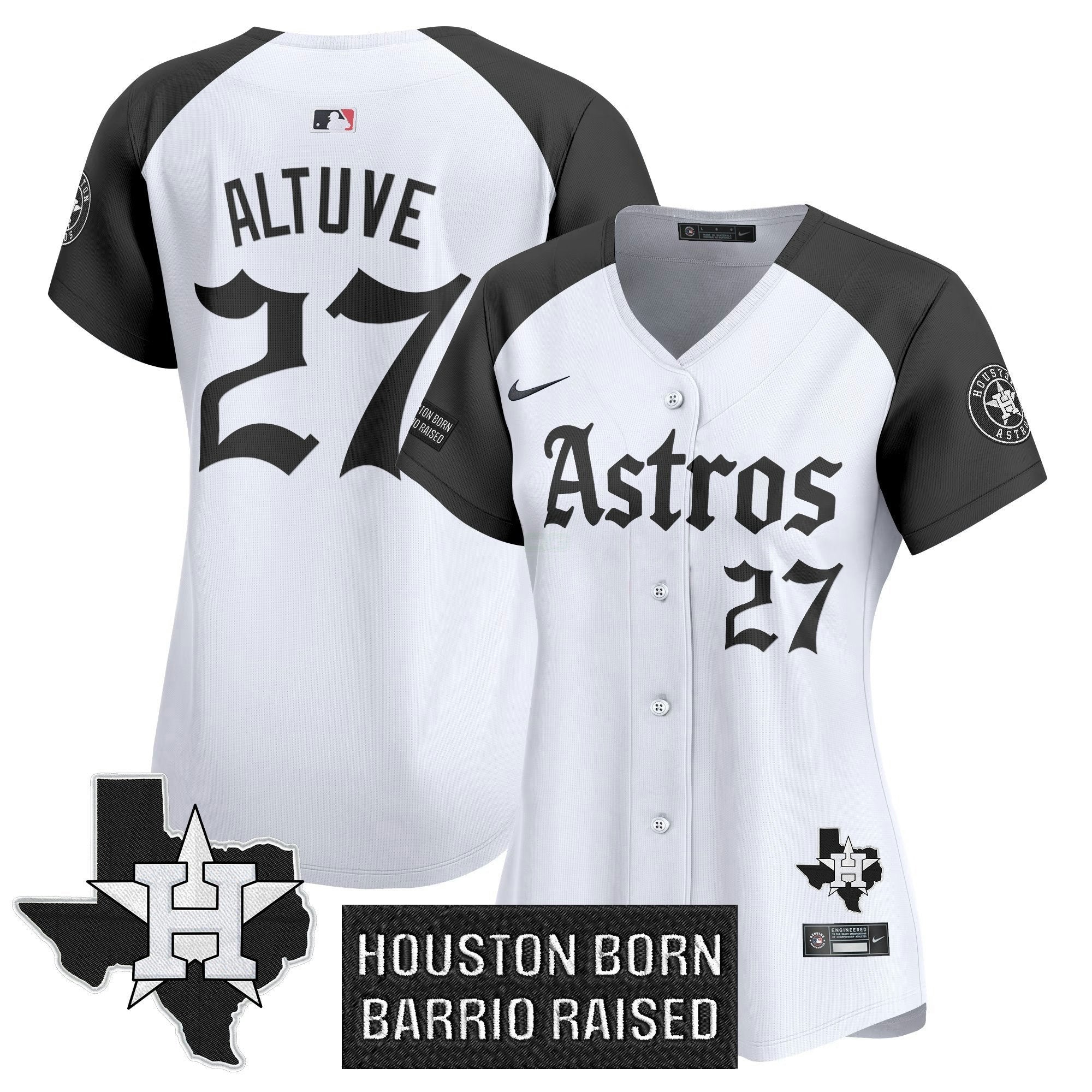 Camisa MLB Women’s Houston ‘Gothic Edition’ Vapor Premier Limited Jersey
