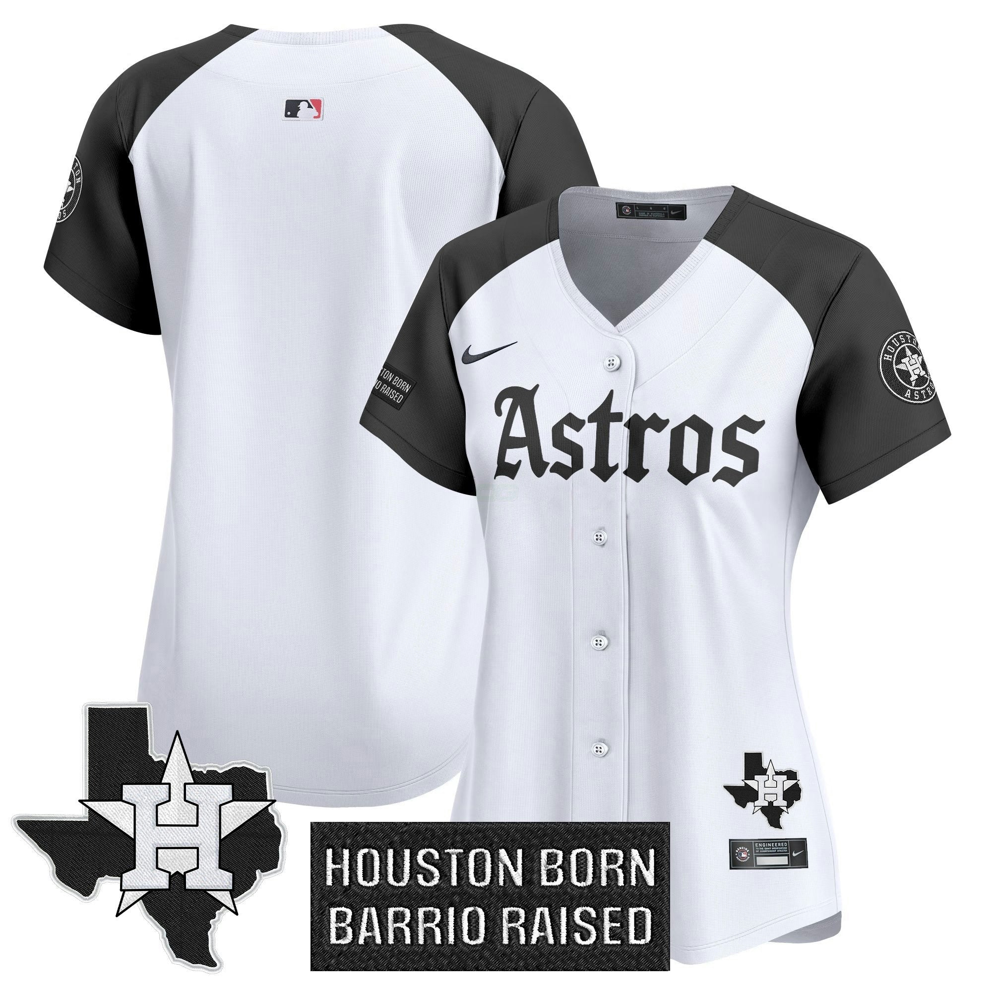 Camisa MLB Women’s Houston ‘Gothic Edition’ Vapor Premier Limited Jersey