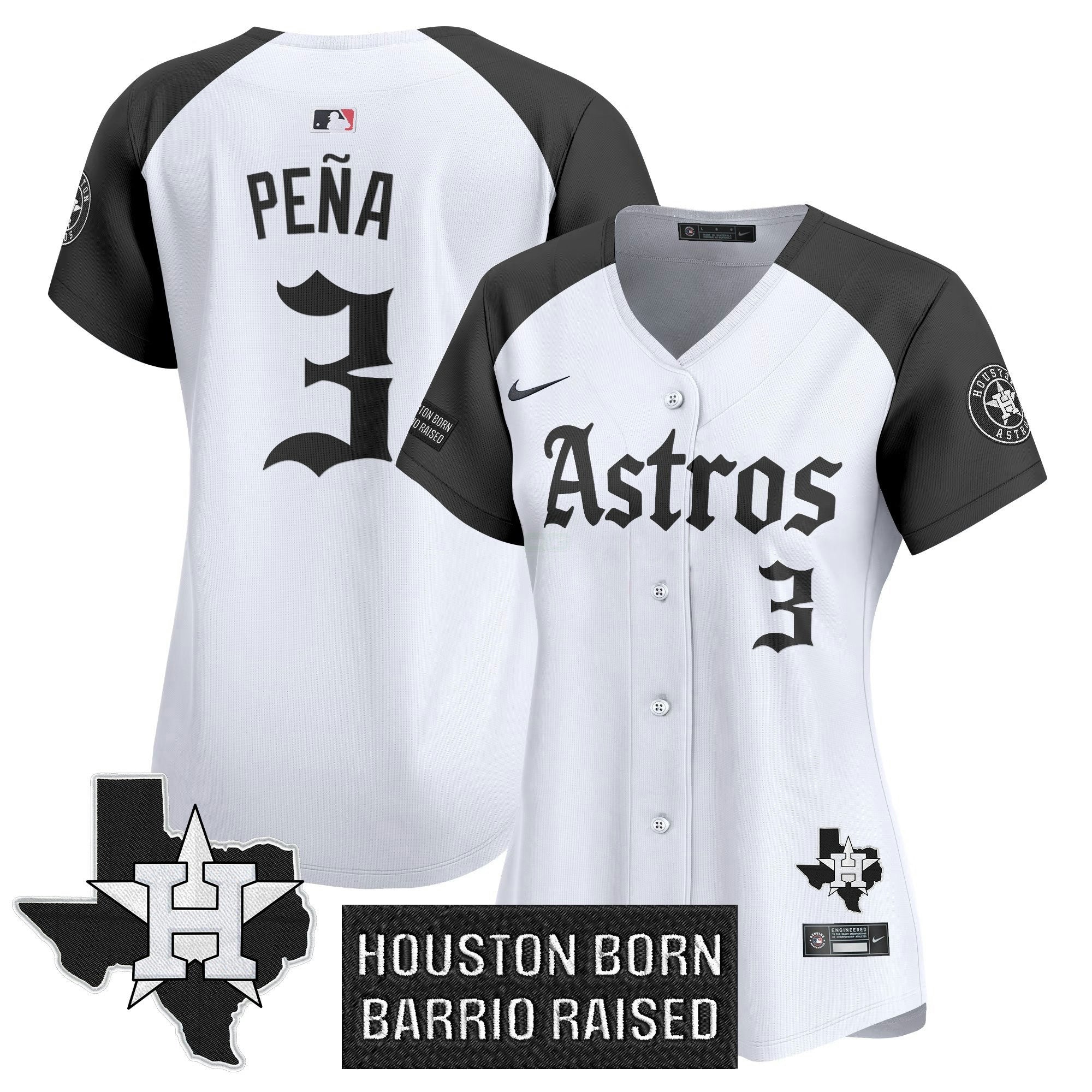 Camisa MLB Women’s Houston ‘Gothic Edition’ Vapor Premier Limited Jersey