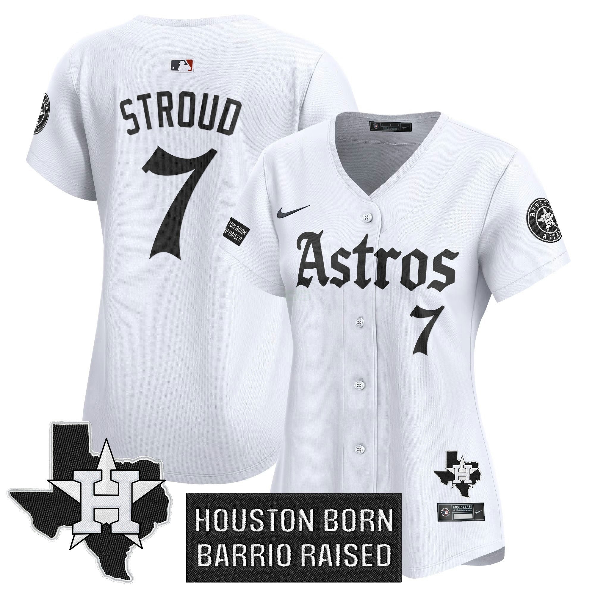 Camisa MLB Women’s Houston ‘Gothic Edition’ Vapor Premier Limited Jersey