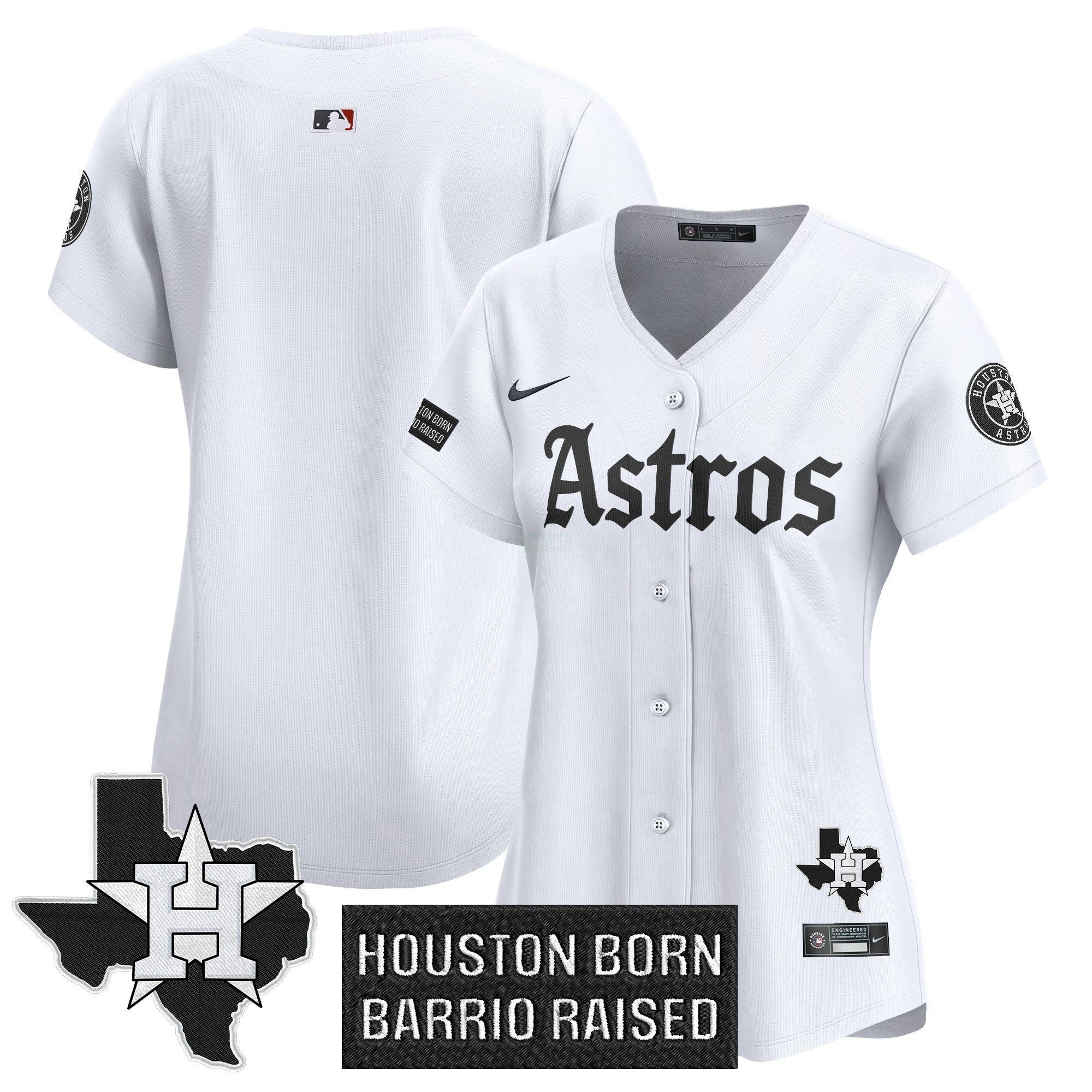 Camisa MLB Women’s Houston ‘Gothic Edition’ Vapor Premier Limited Jersey