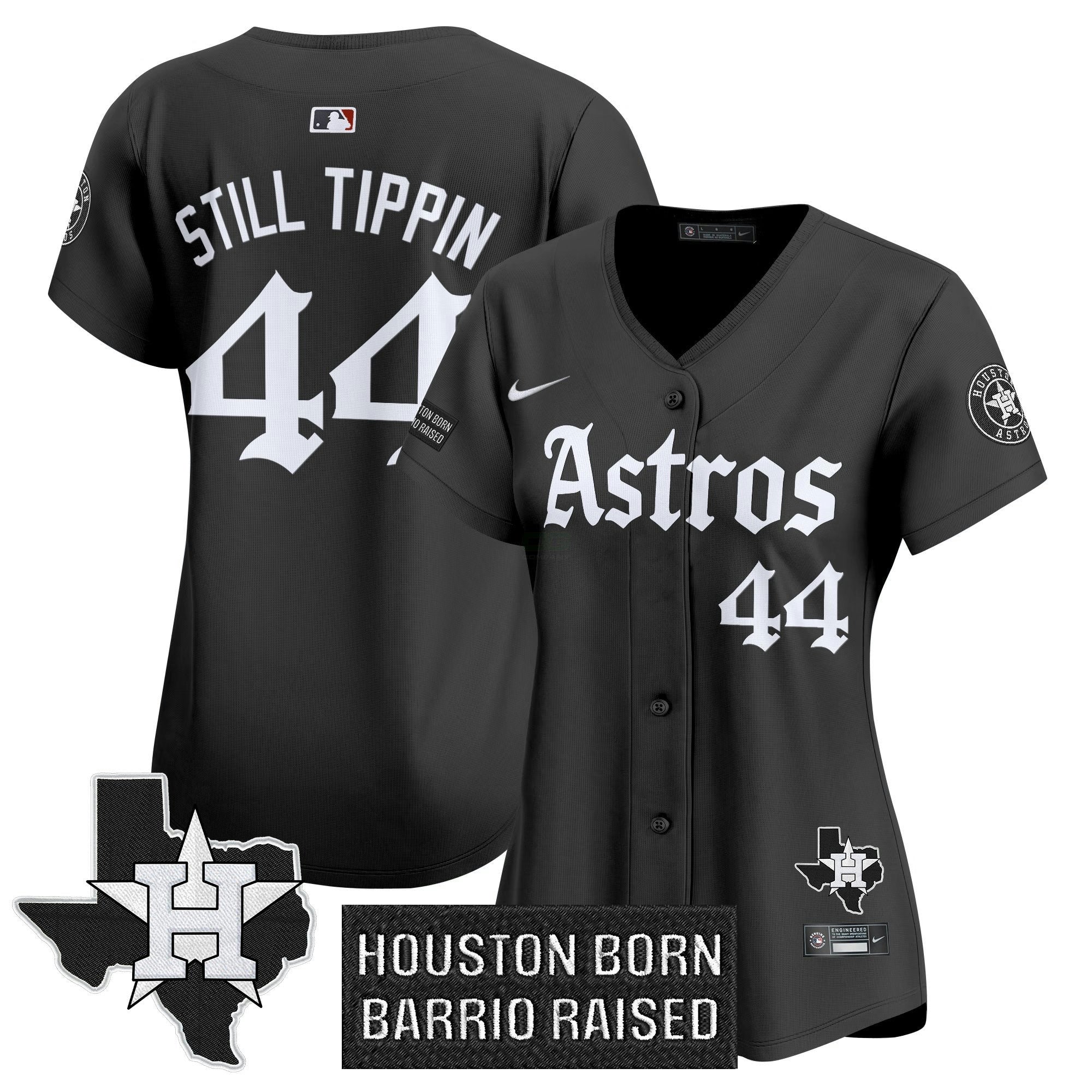 Camisa MLB Women’s Houston ‘Gothic Edition’ Vapor Premier Limited Jersey
