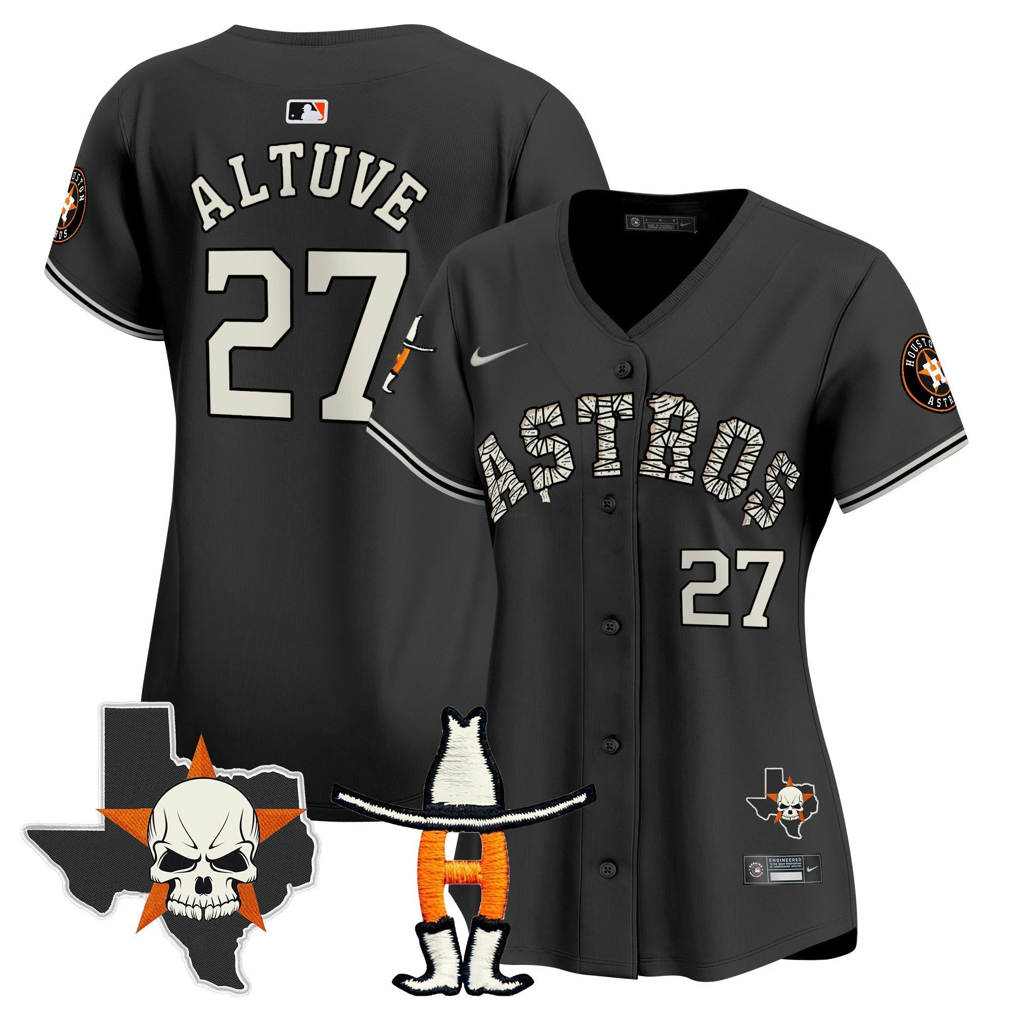 Camisa MLB Women’s Houston Halloween Vapor Premier Limited Jersey