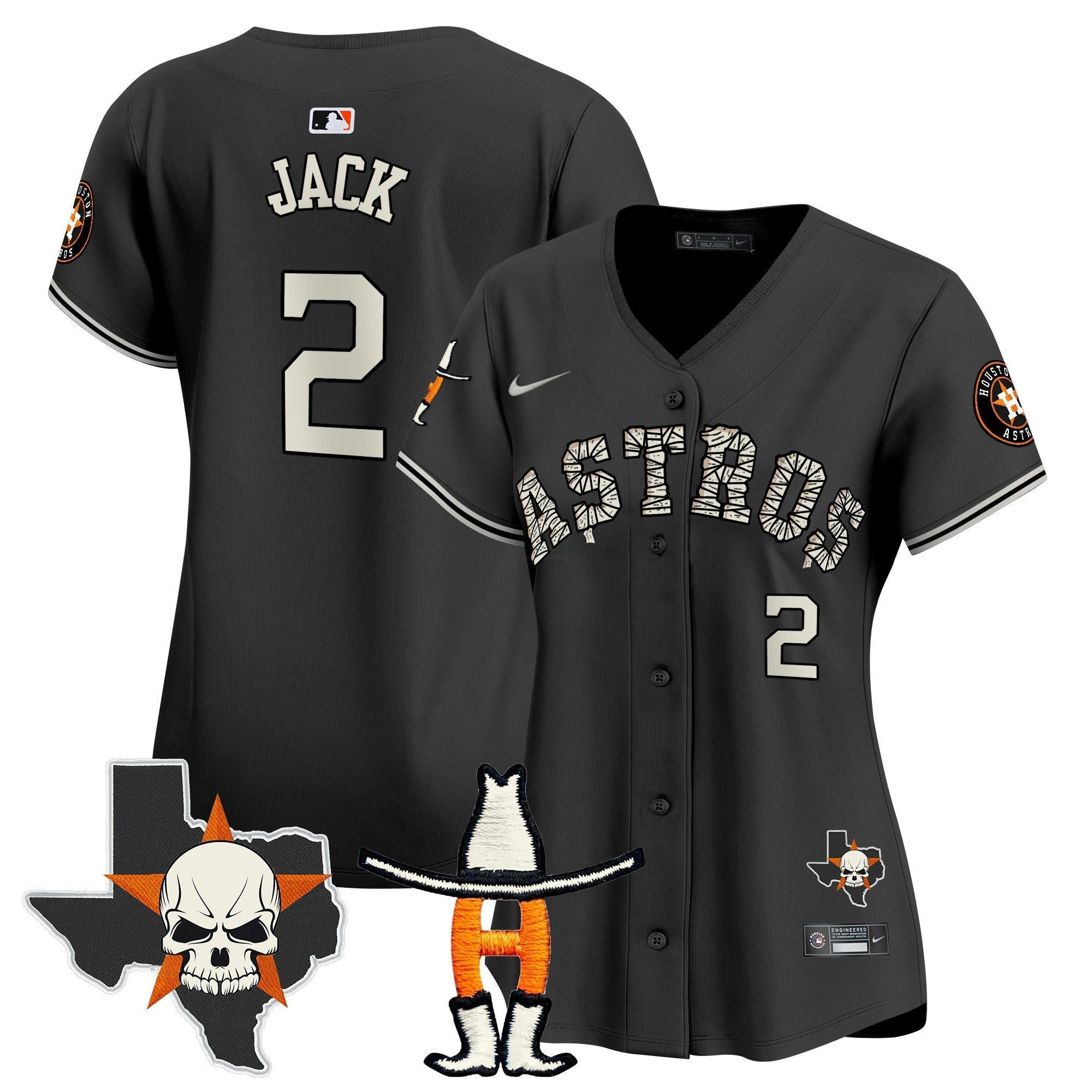 Camisa MLB Women’s Houston Halloween Vapor Premier Limited Jersey