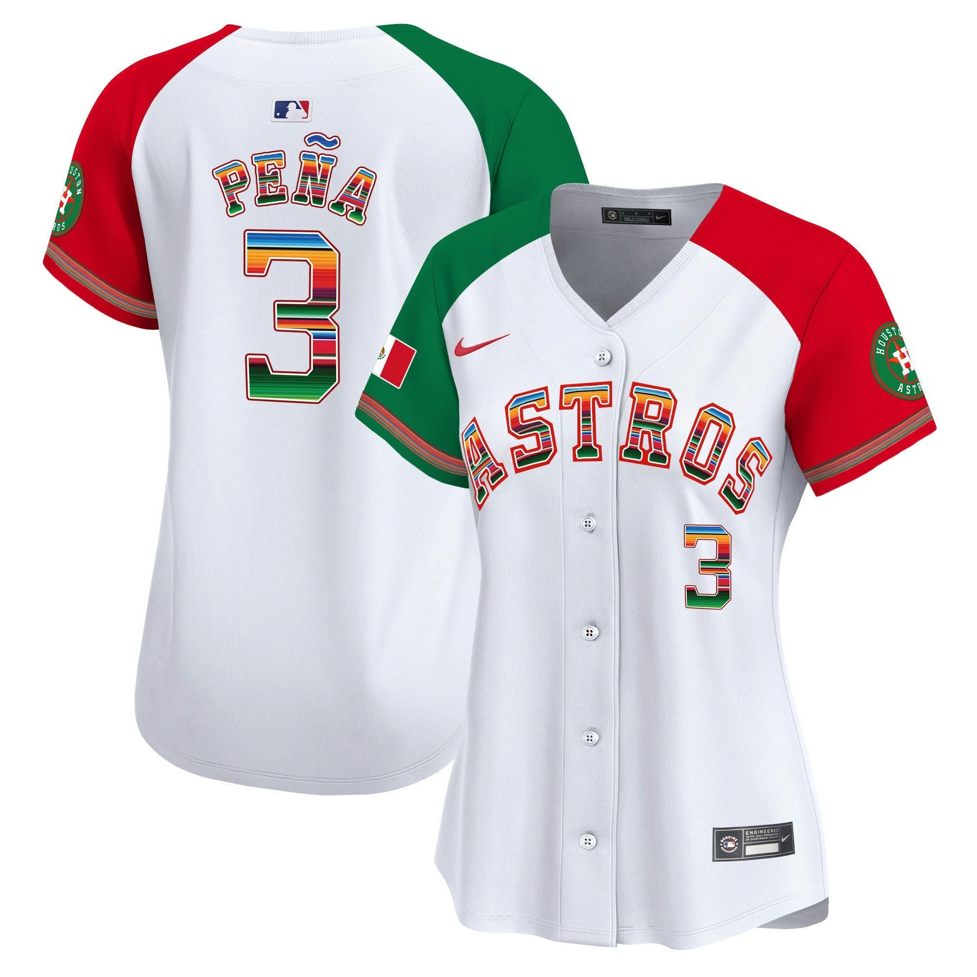 Camisa MLB Women’s Houston Mexico Vapor Premier Limited Jersey