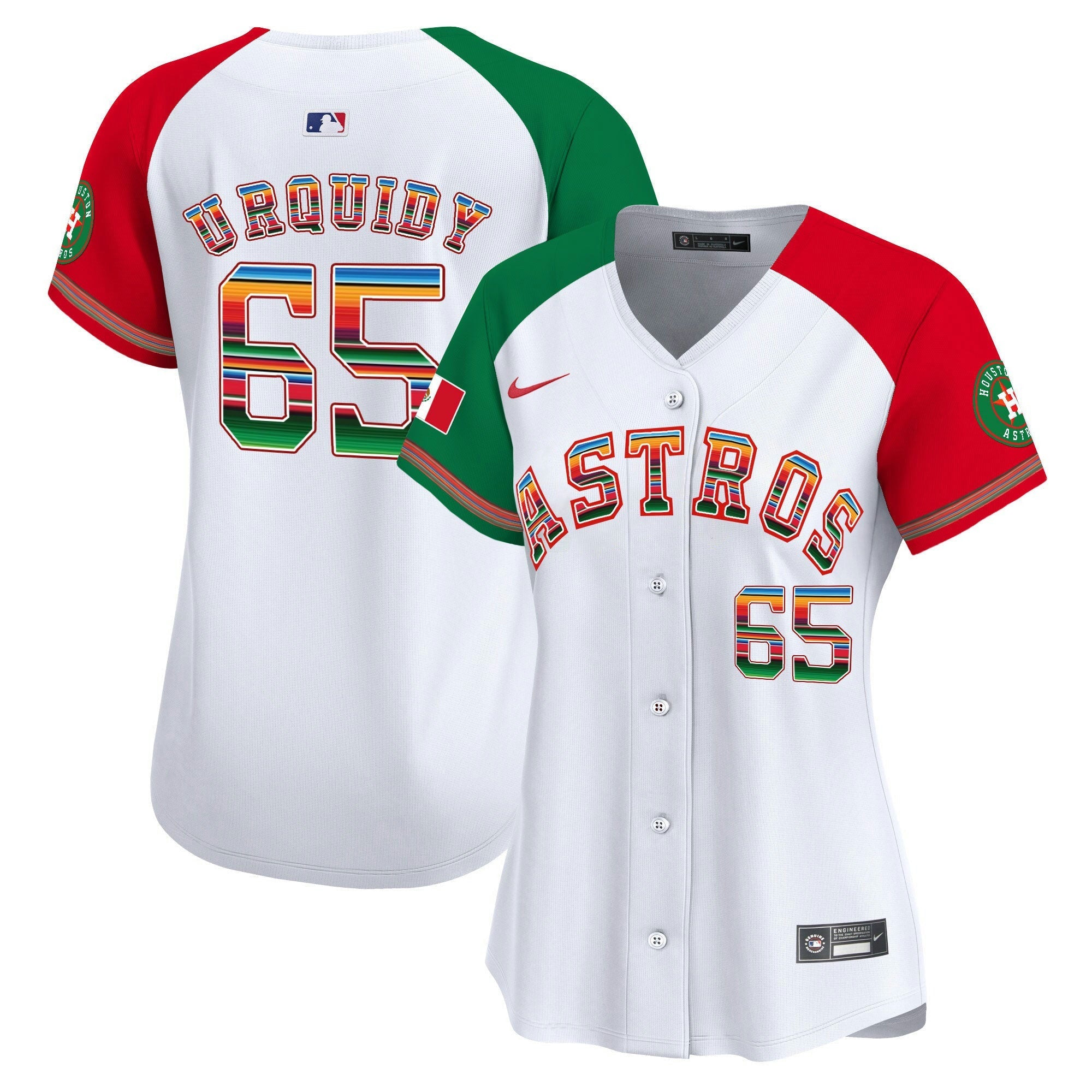 Camisa MLB Women’s Houston Mexico Vapor Premier Limited Jersey