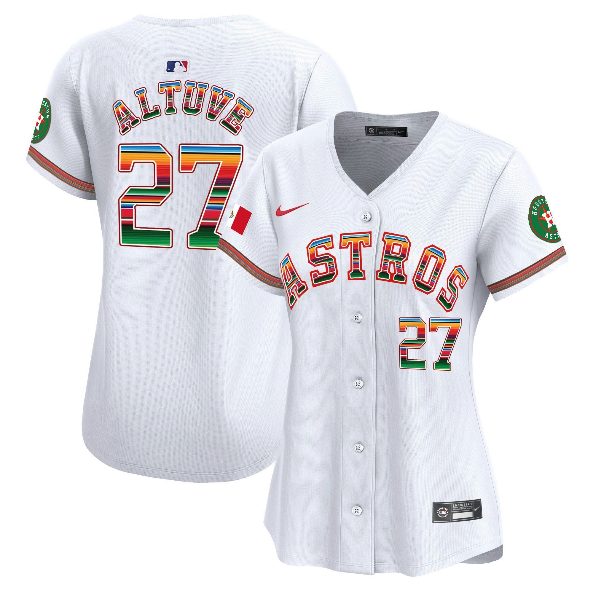 Camisa MLB Women’s Houston Mexico Vapor Premier Limited Jersey