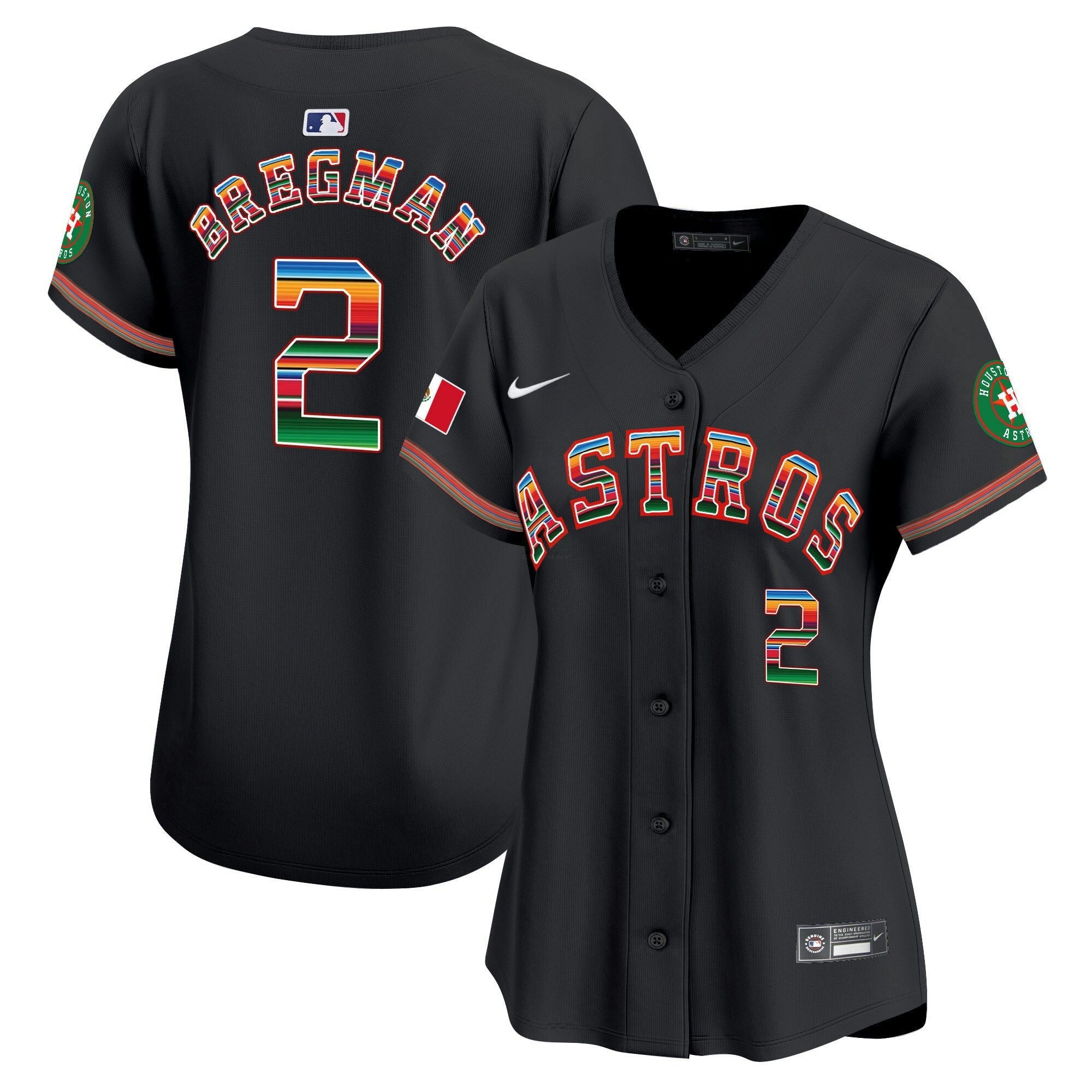 Camisa MLB Women’s Houston Mexico Vapor Premier Limited Jersey
