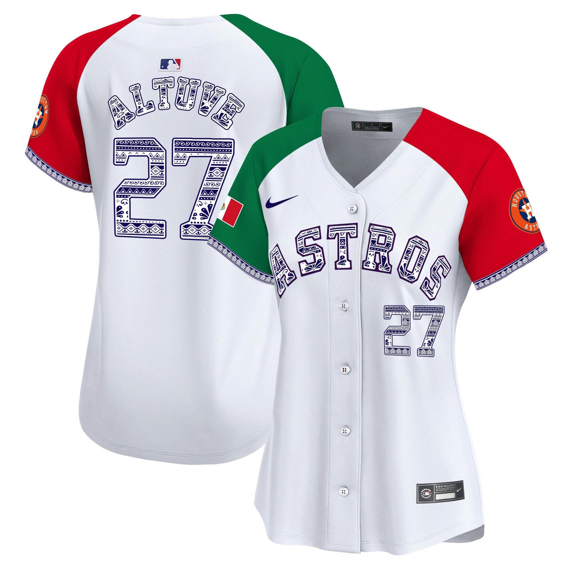 Camisa MLB Women’s Houston Mexico Vapor Premier Limited Jersey V2