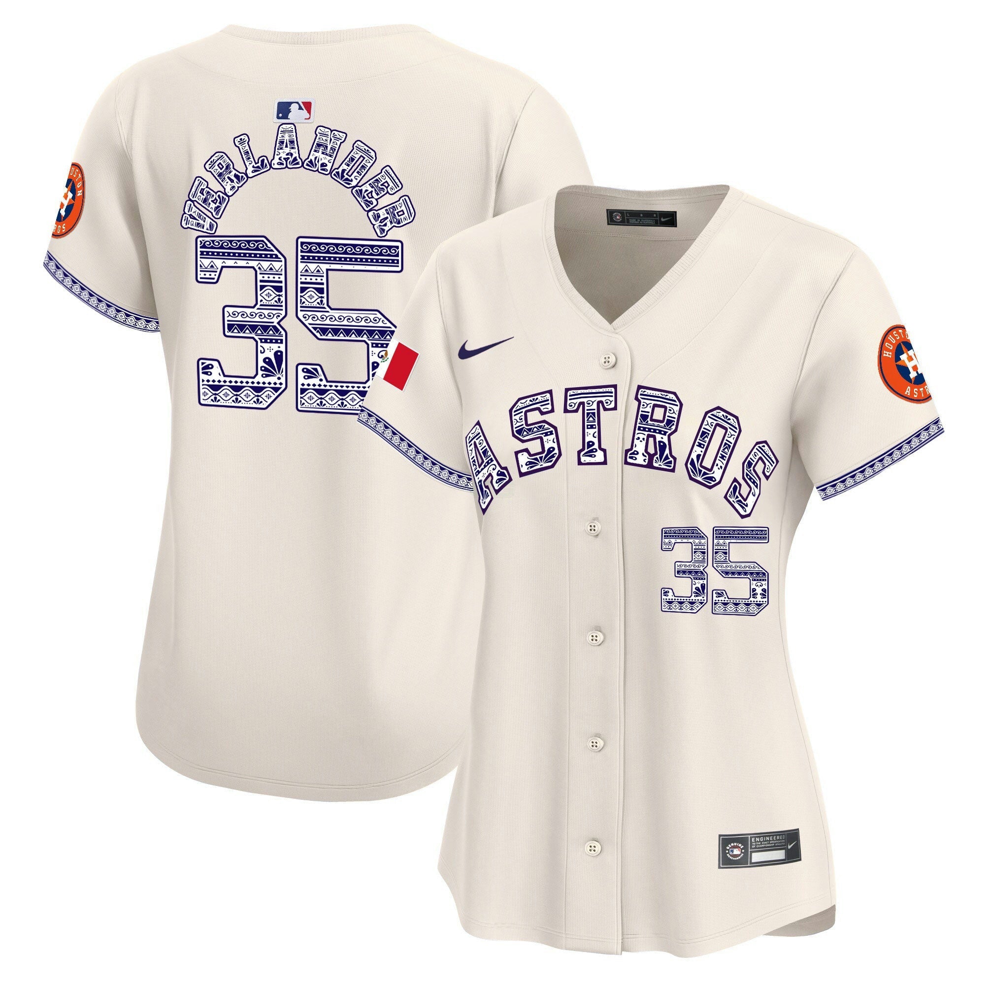 Camisa MLB Women’s Houston Mexico Vapor Premier Limited Jersey V2