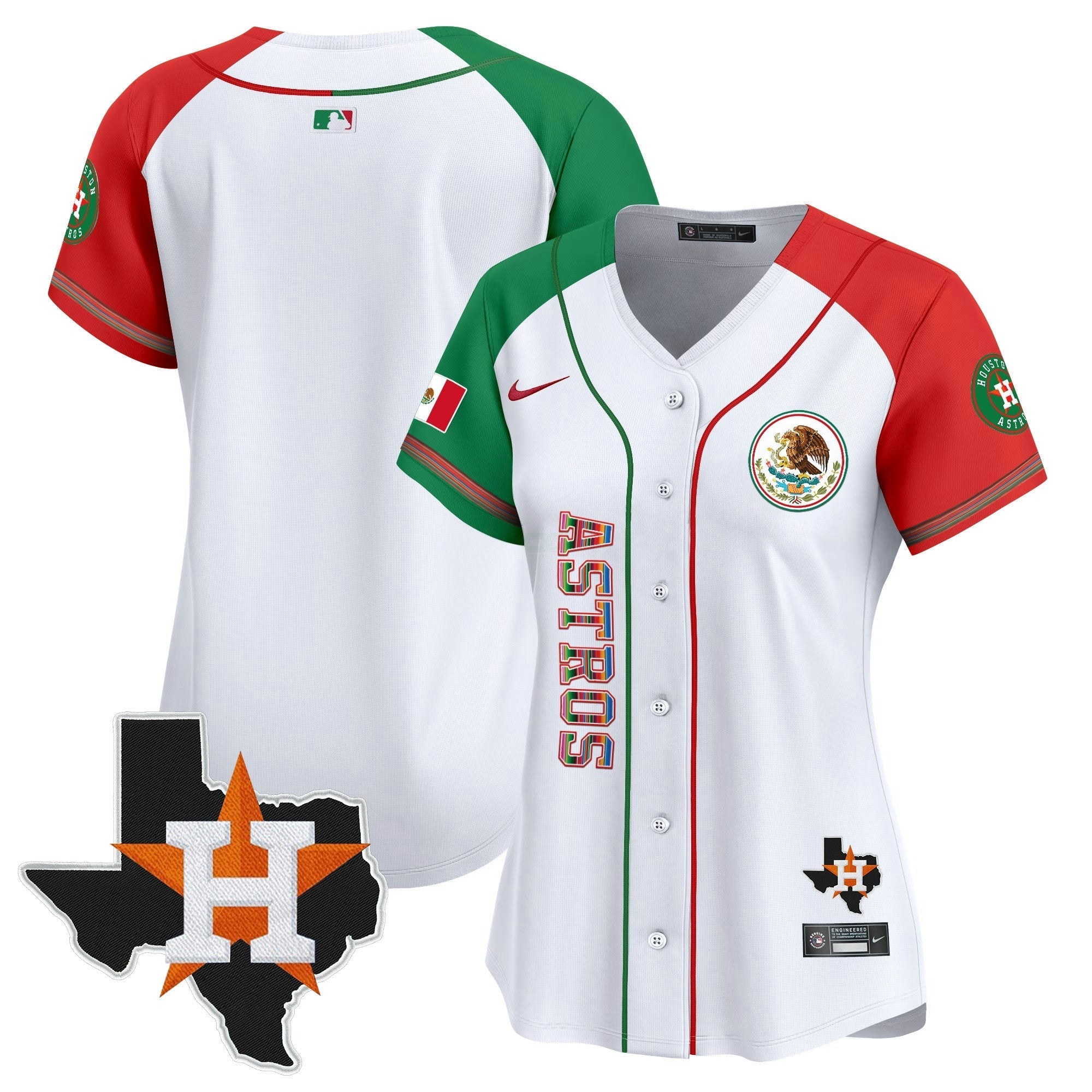 Camisa MLB Women’s Houston Mexico Vapor Premier Limited Jersey V4