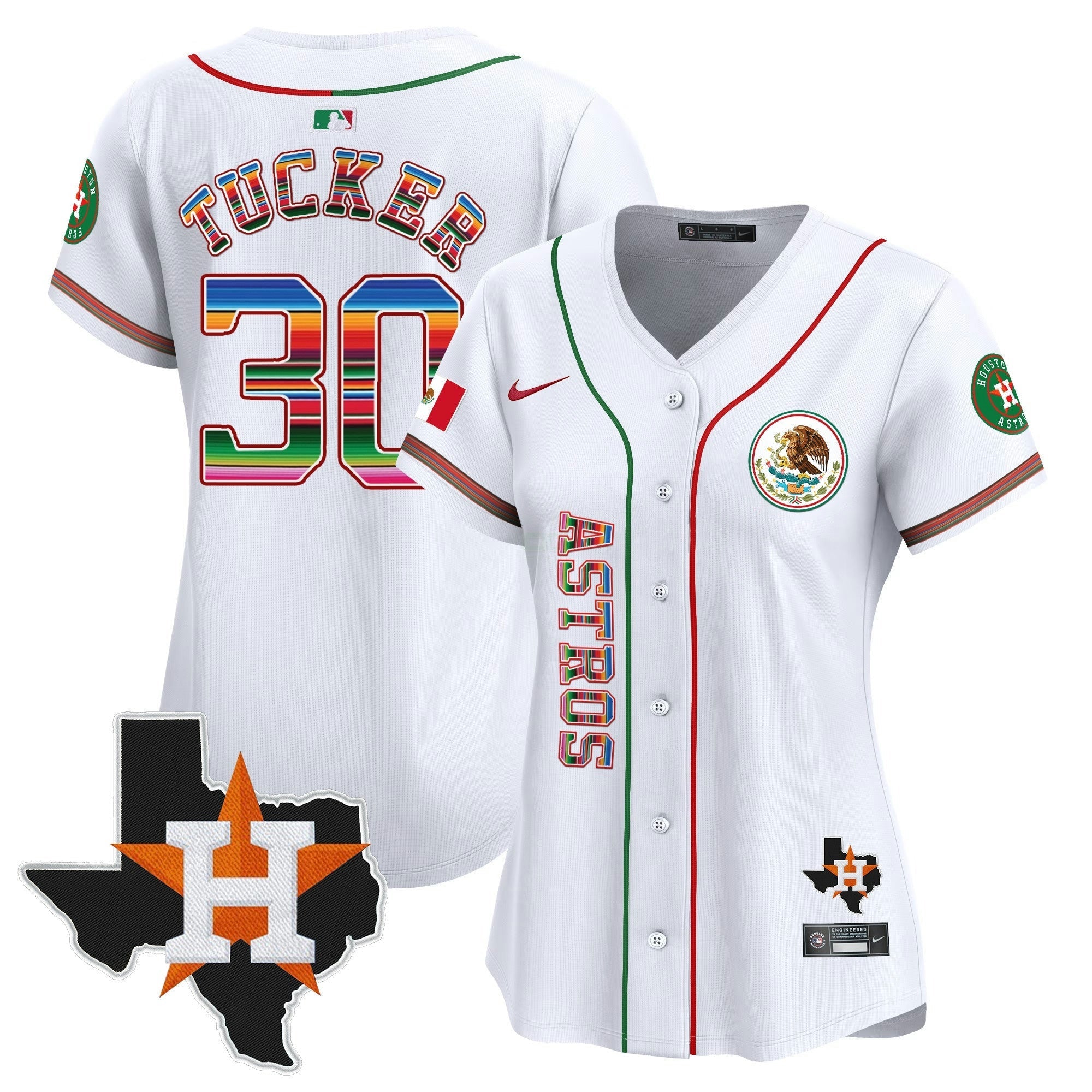Camisa MLB Women’s Houston Mexico Vapor Premier Limited Jersey V4