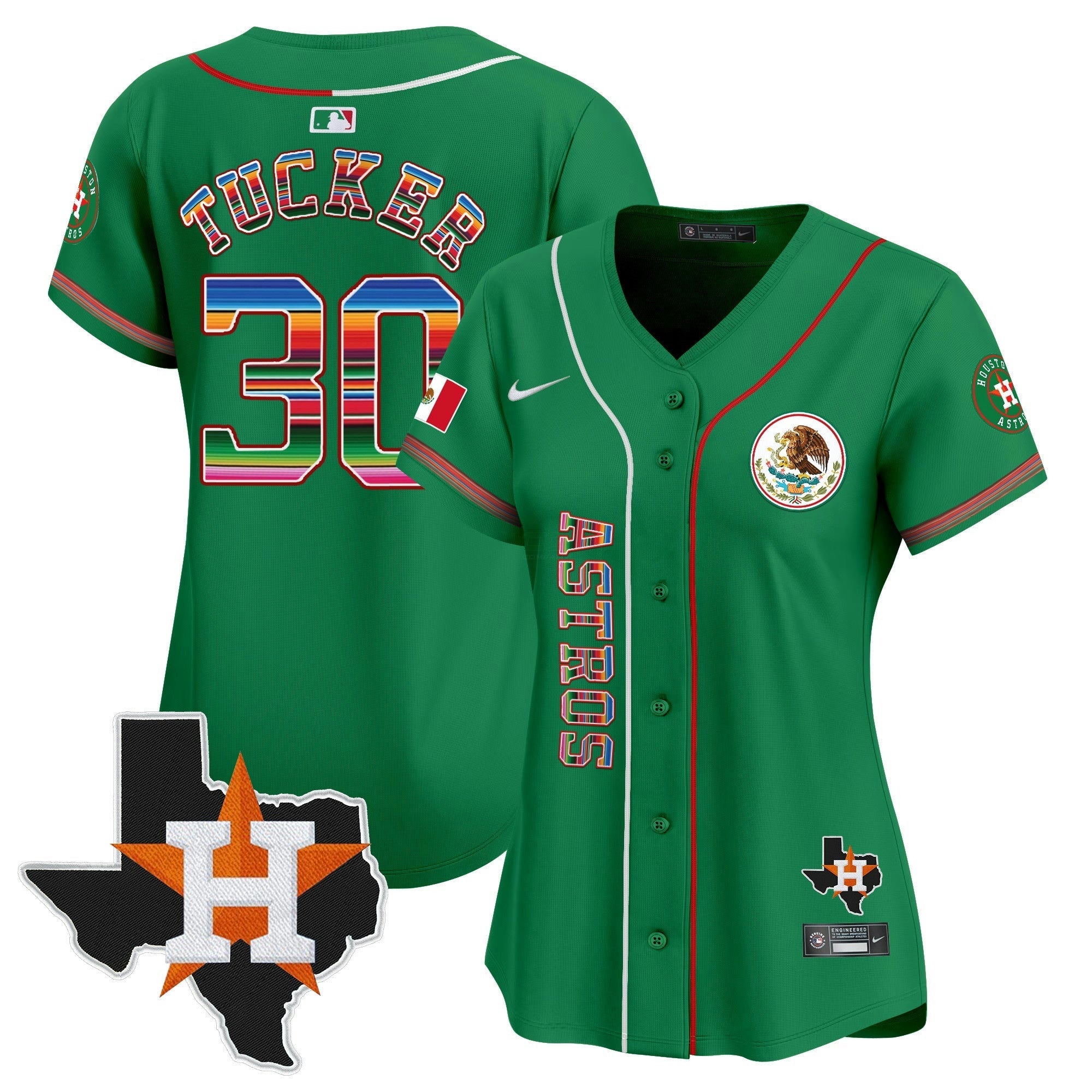 Camisa MLB Women’s Houston Mexico Vapor Premier Limited Jersey V4