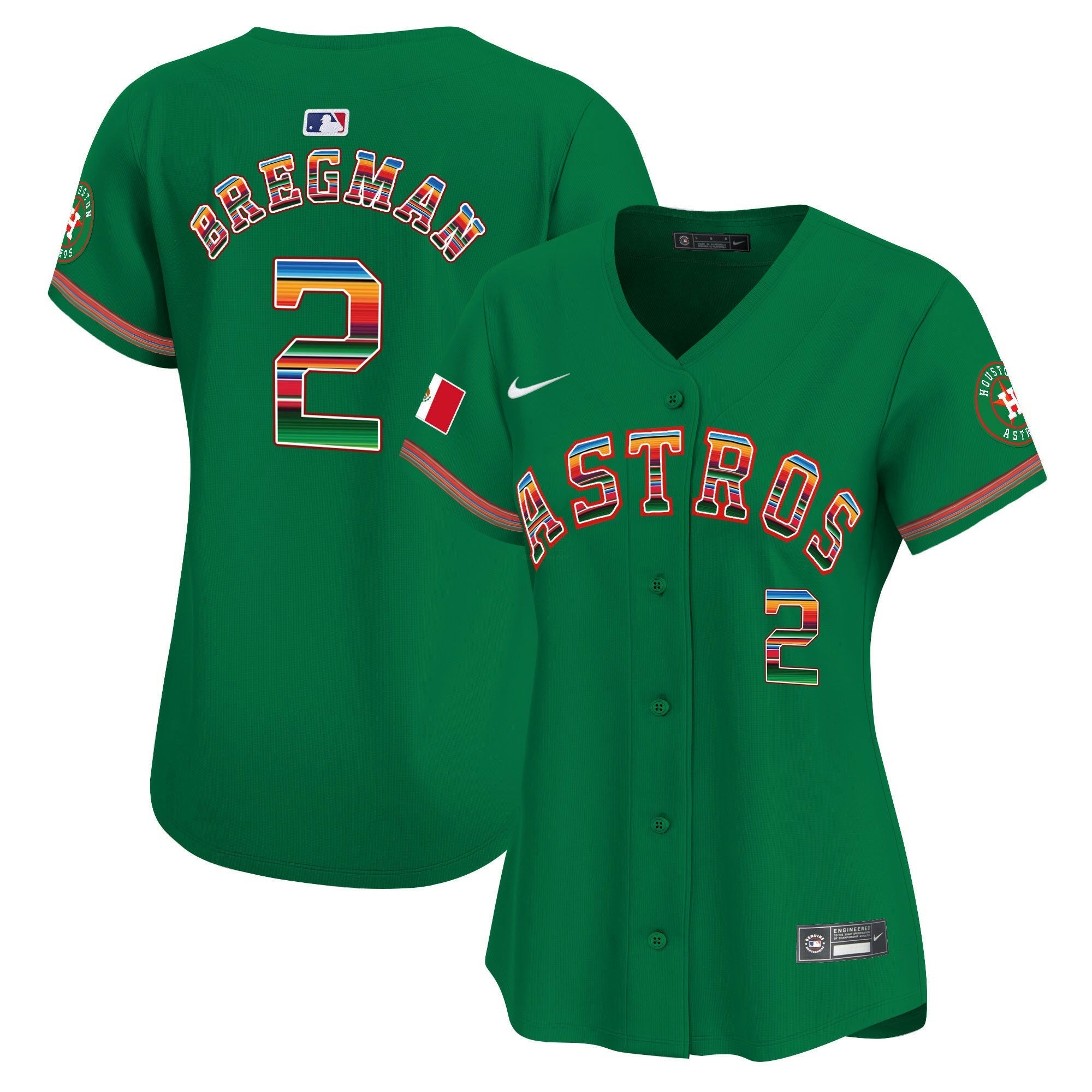 Camisa MLB Women’s Houston Mexico Vapor Premier Limited Jersey