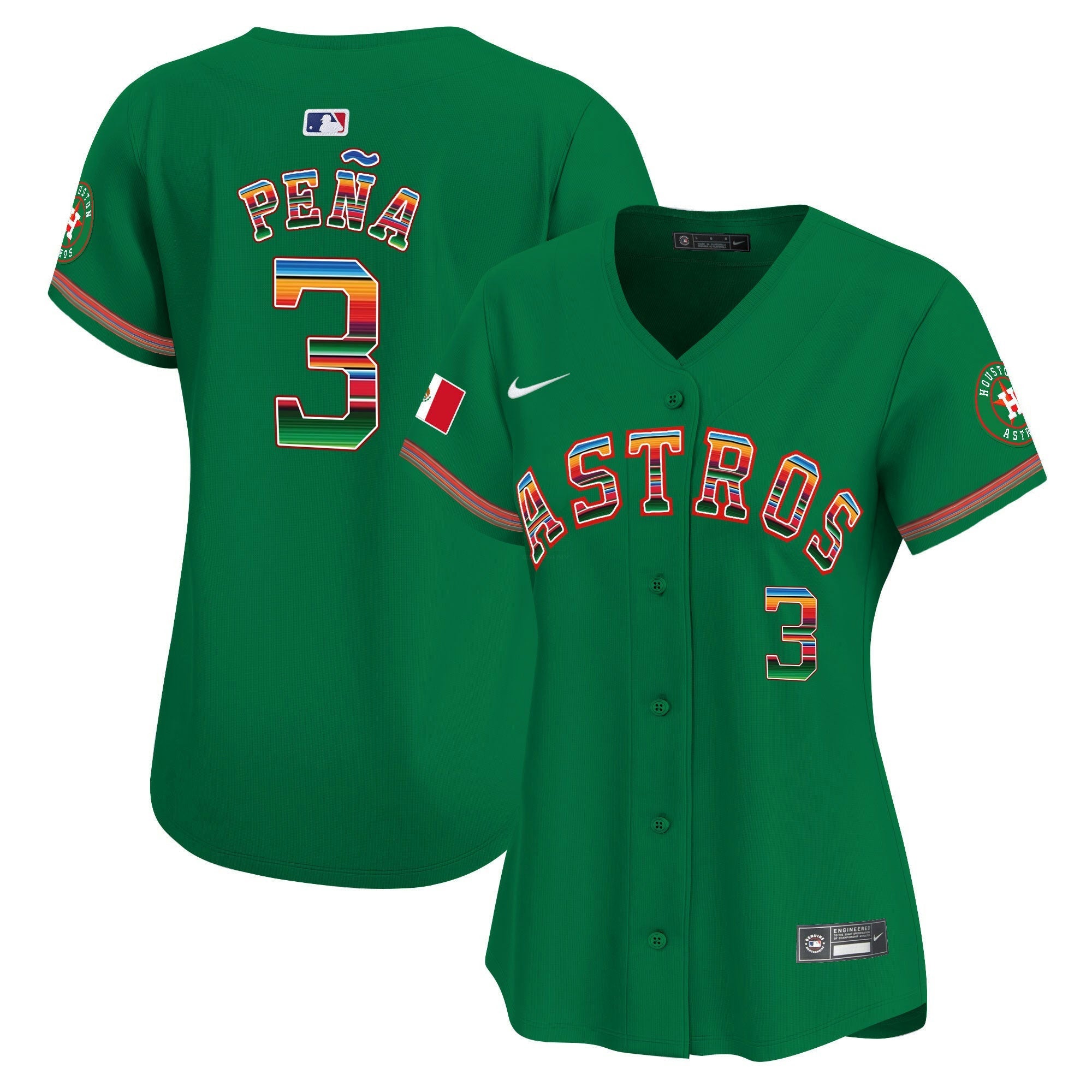 Camisa MLB Women’s Houston Mexico Vapor Premier Limited Jersey