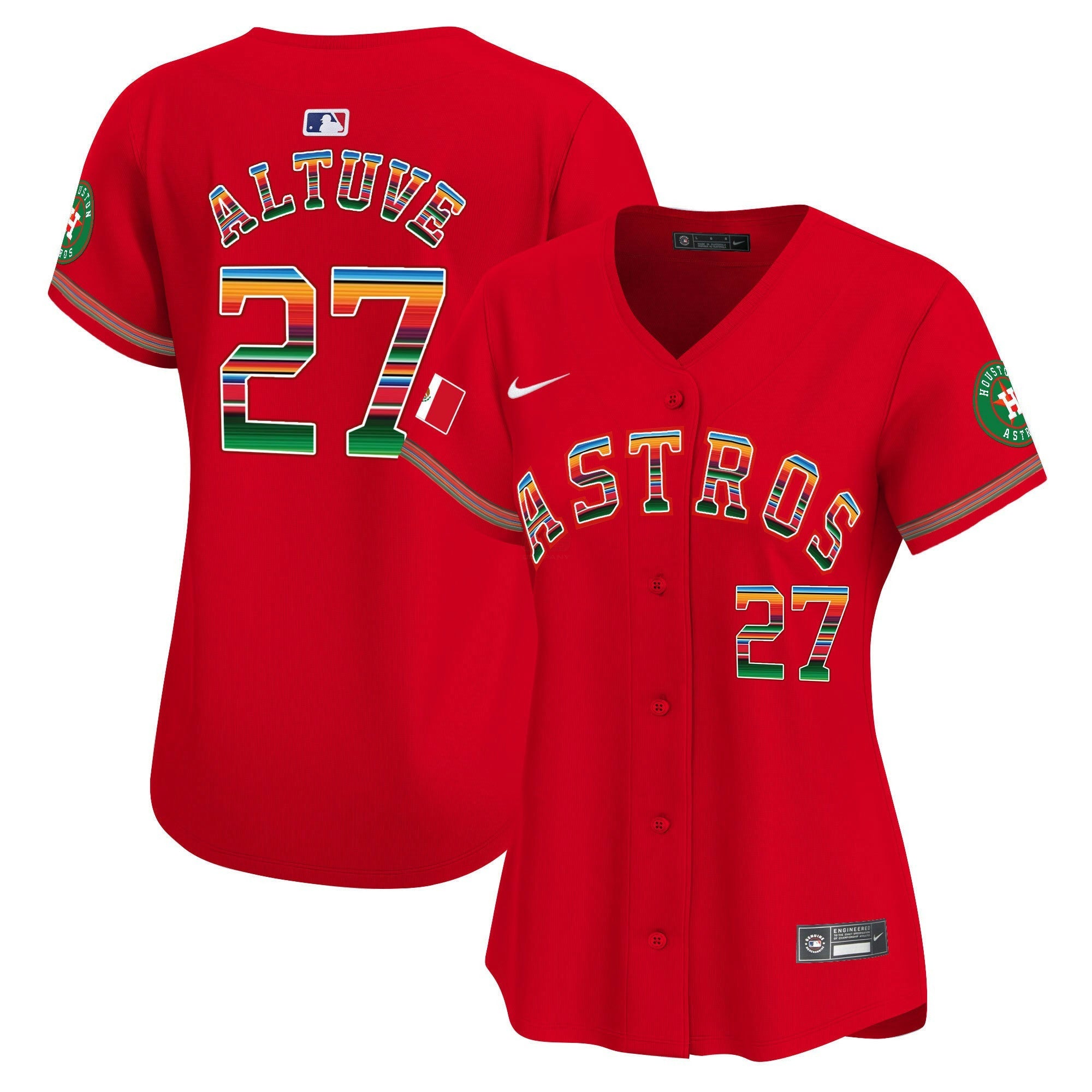Camisa MLB Women’s Houston Mexico Vapor Premier Limited Jersey