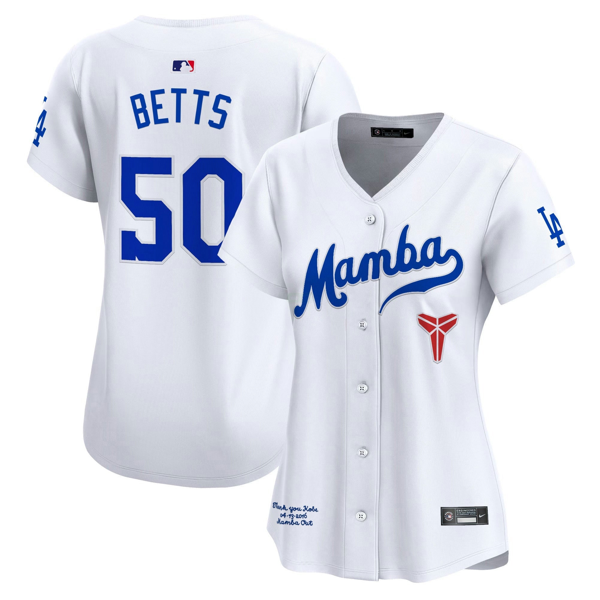 Camisa MLB Women’s Kobe Bryant Mamba Vapor Premier Limited Jersey