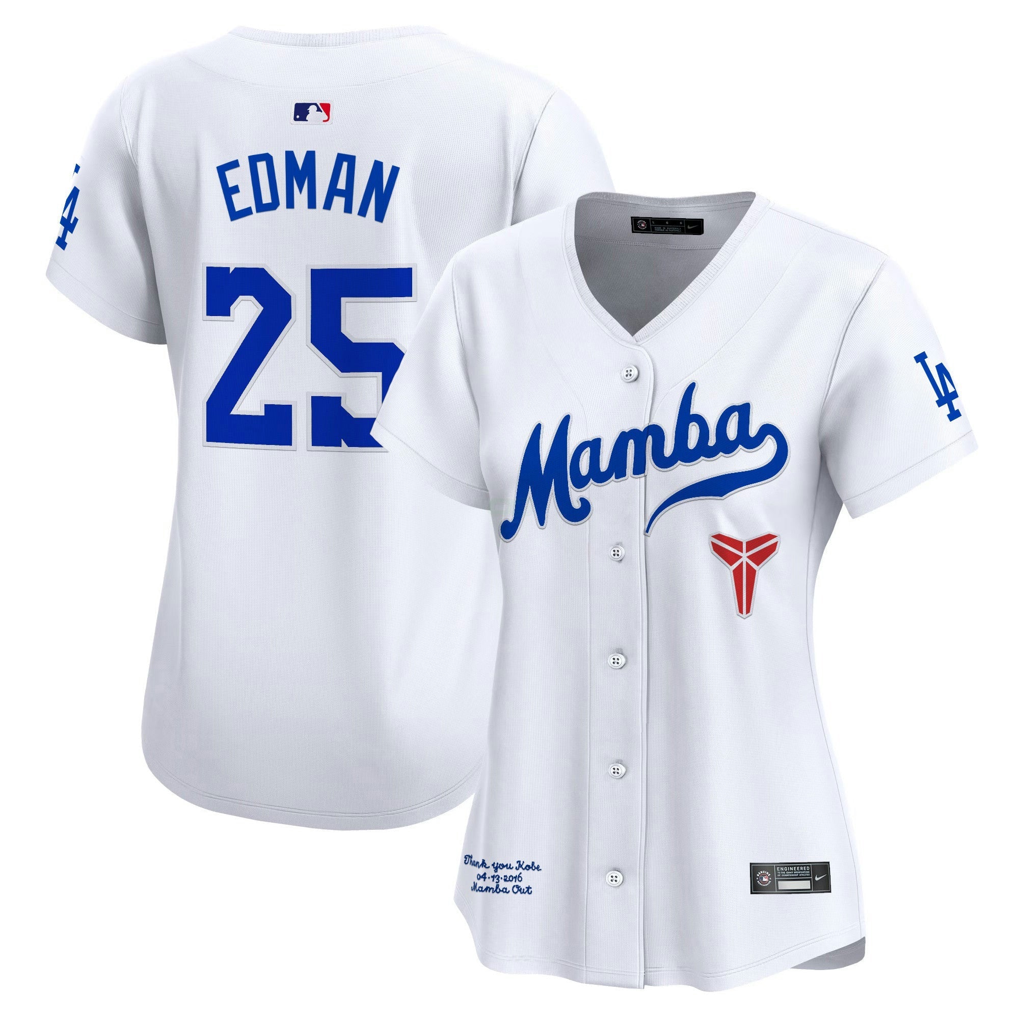Camisa MLB Women’s Kobe Bryant Mamba Vapor Premier Limited Jersey