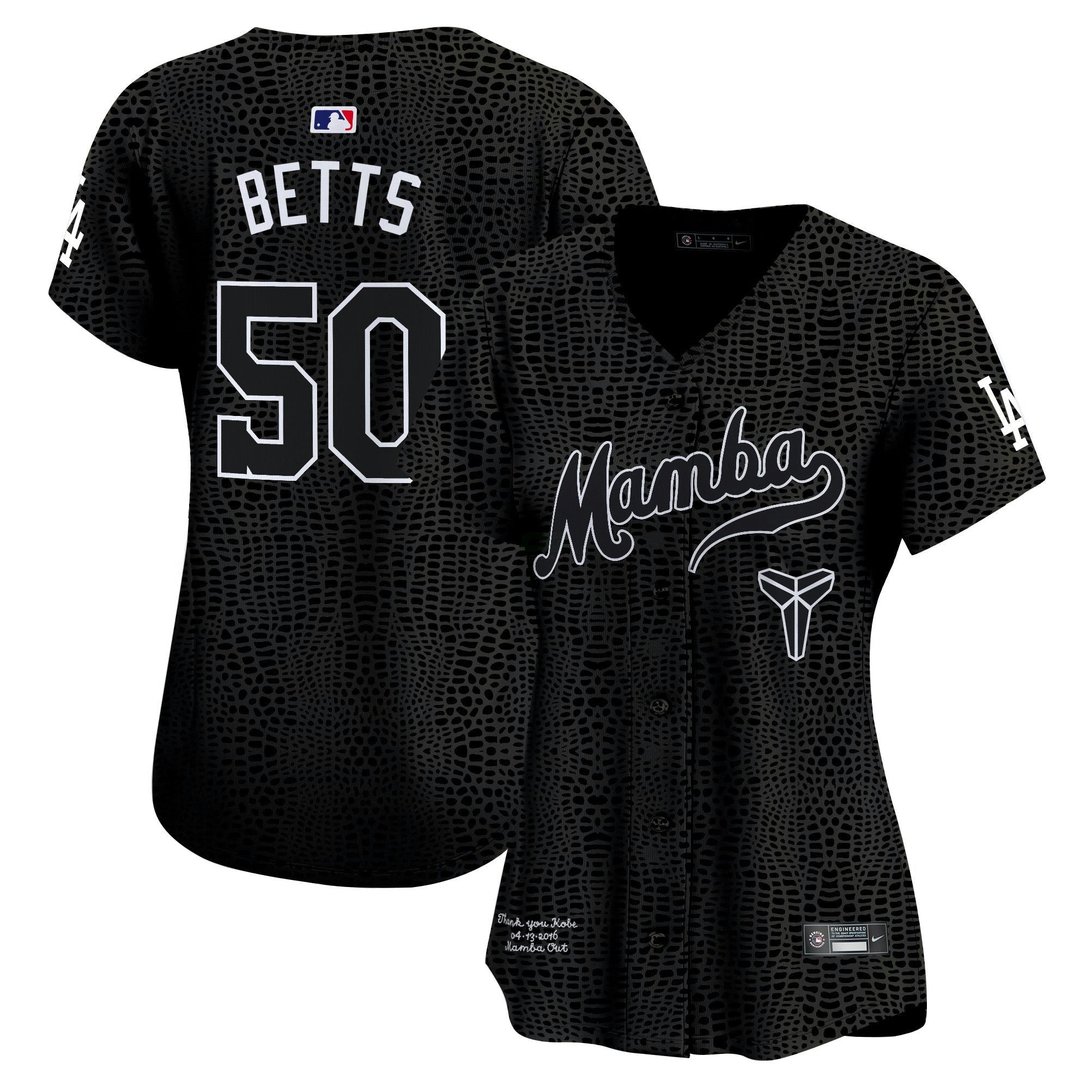 Camisa MLB Women’s Kobe Bryant Mamba Vapor Premier Limited Jersey