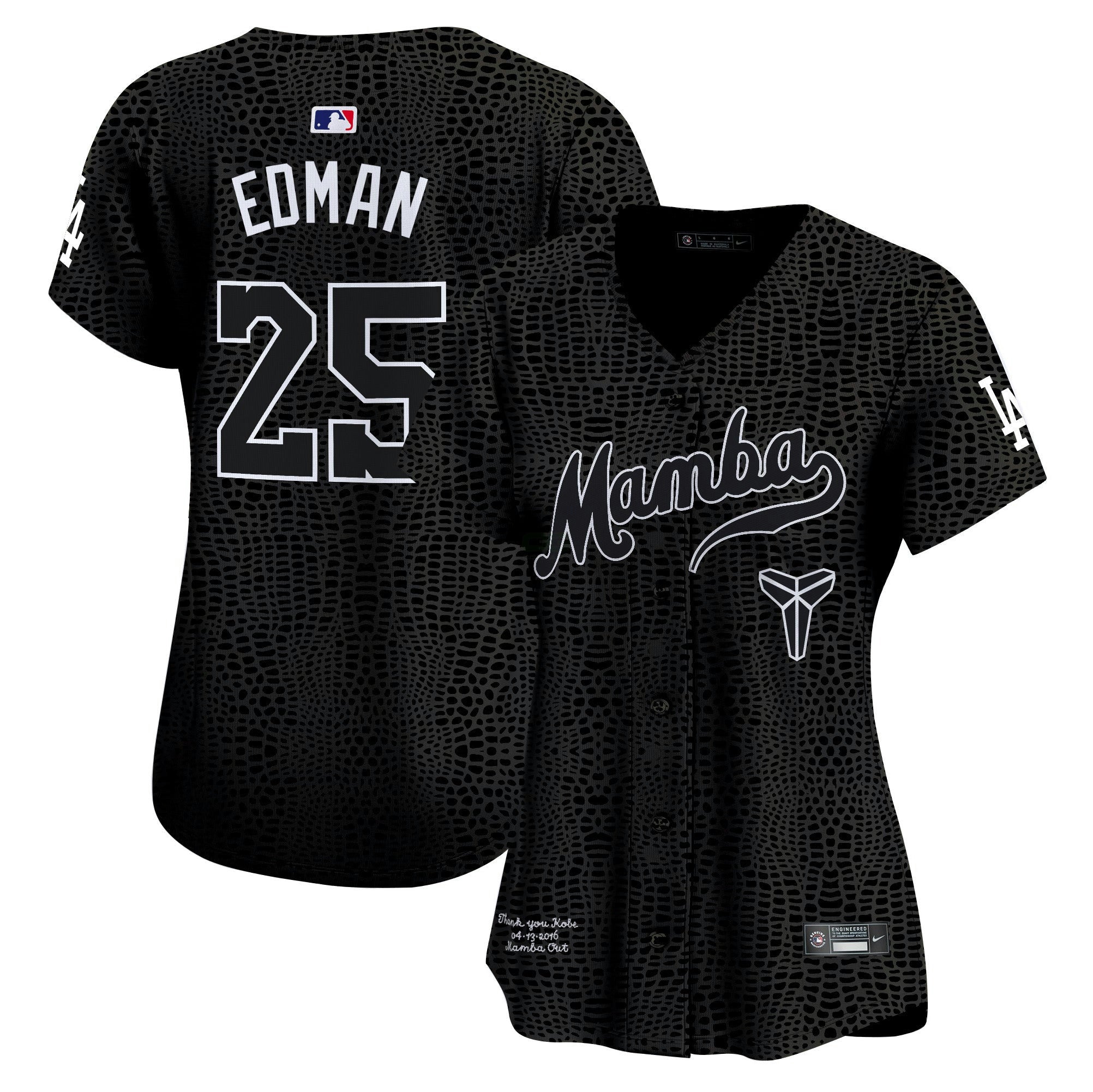 Camisa MLB Women’s Kobe Bryant Mamba Vapor Premier Limited Jersey