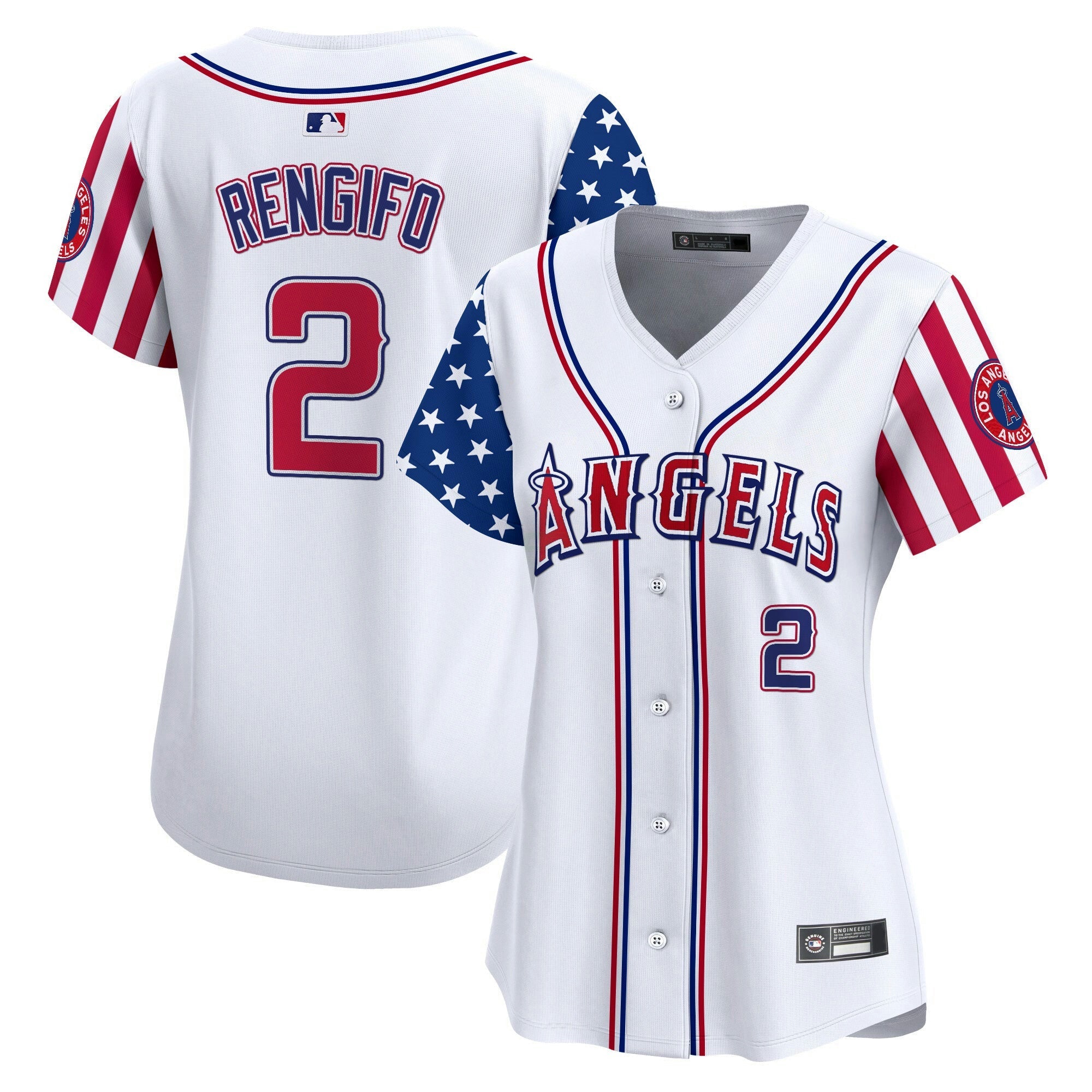 Camisa MLB Women’s Los Angeles 2025 Independence Day Vapor Premier Limited Jersey