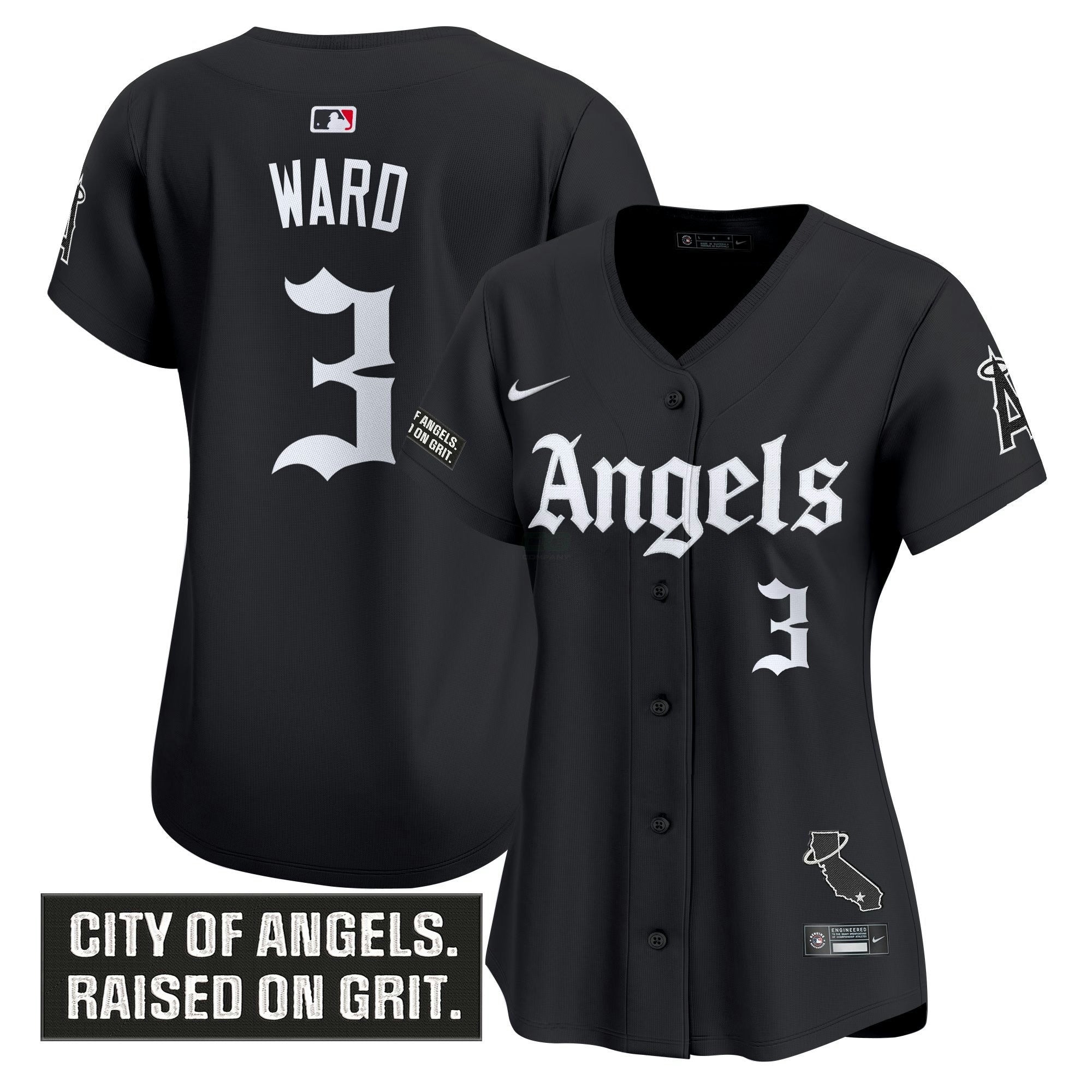 Camisa MLB Women’s Los Angeles ‘Gothic Halo Edition’ Vapor Premier Limited Jersey
