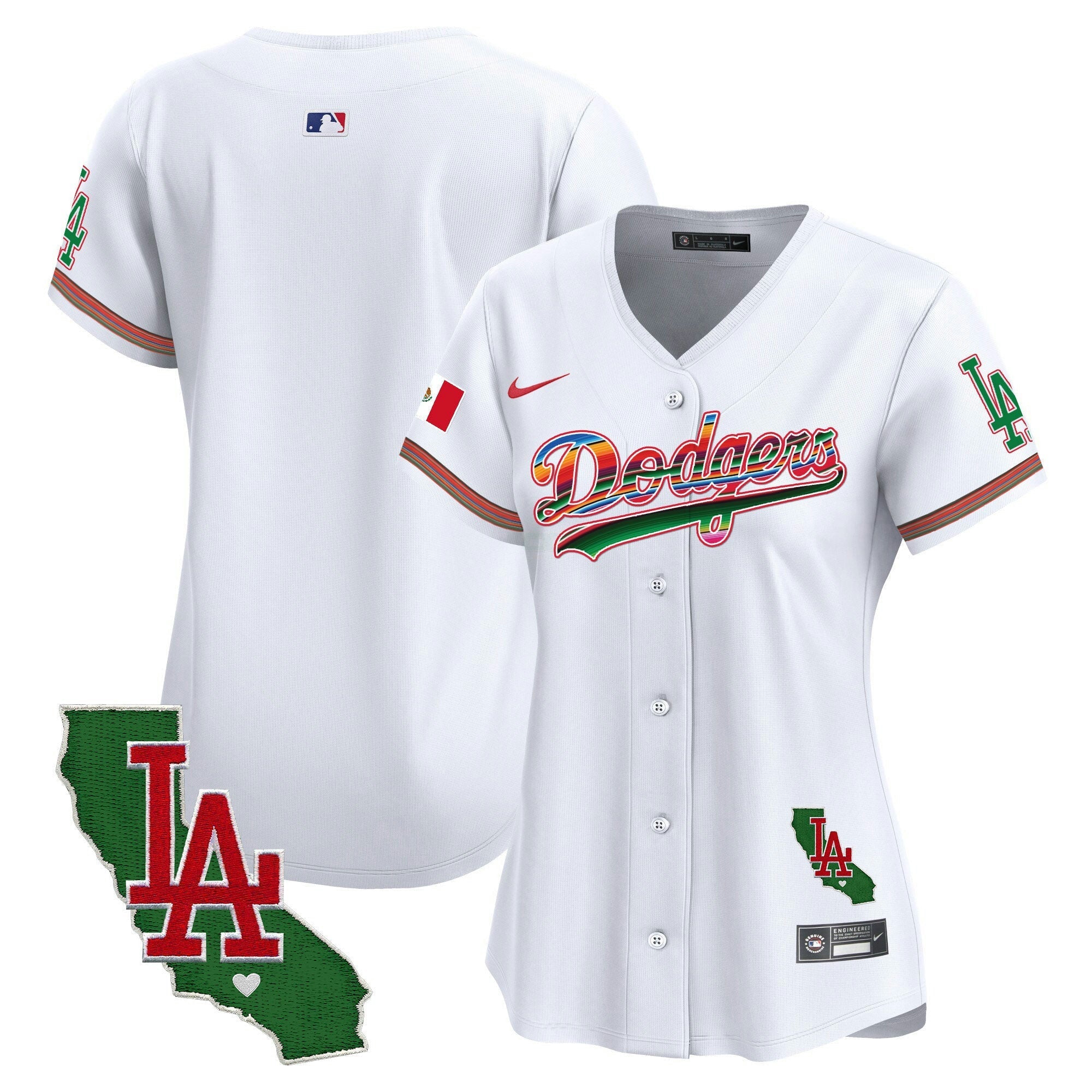 Camisa MLB Women’s Mexico California Patch Vapor Premier Limited Jersey V2
