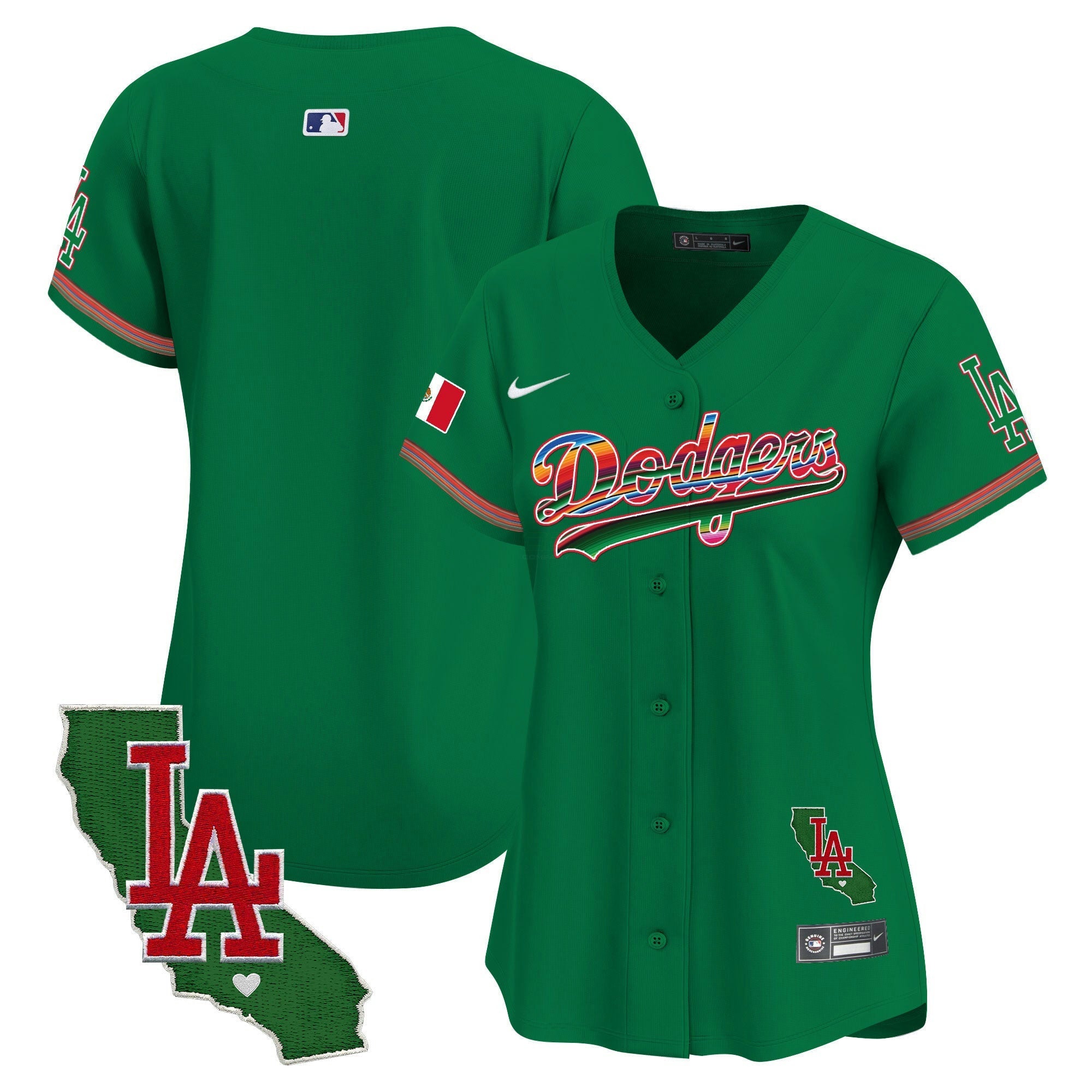Camisa MLB Women’s Mexico California Patch Vapor Premier Limited Jersey V2