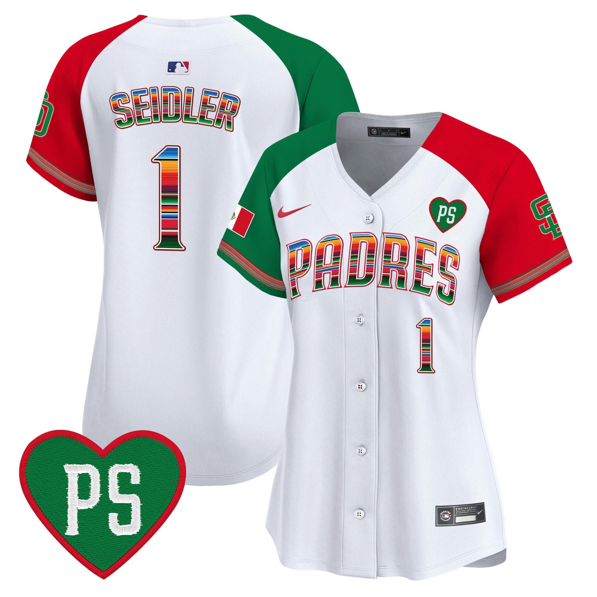 Camisa MLB Women’s Mexico “For Peter” Patch Vapor Premier Limited Jersey