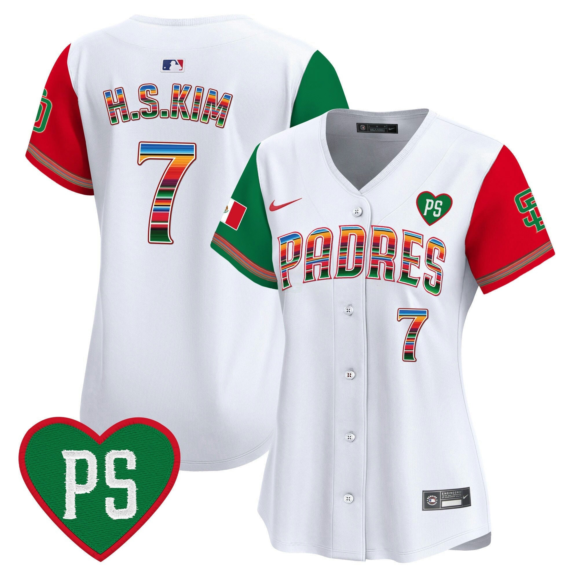 Camisa MLB Women’s Mexico “For Peter” Patch Vapor Premier Limited Jersey