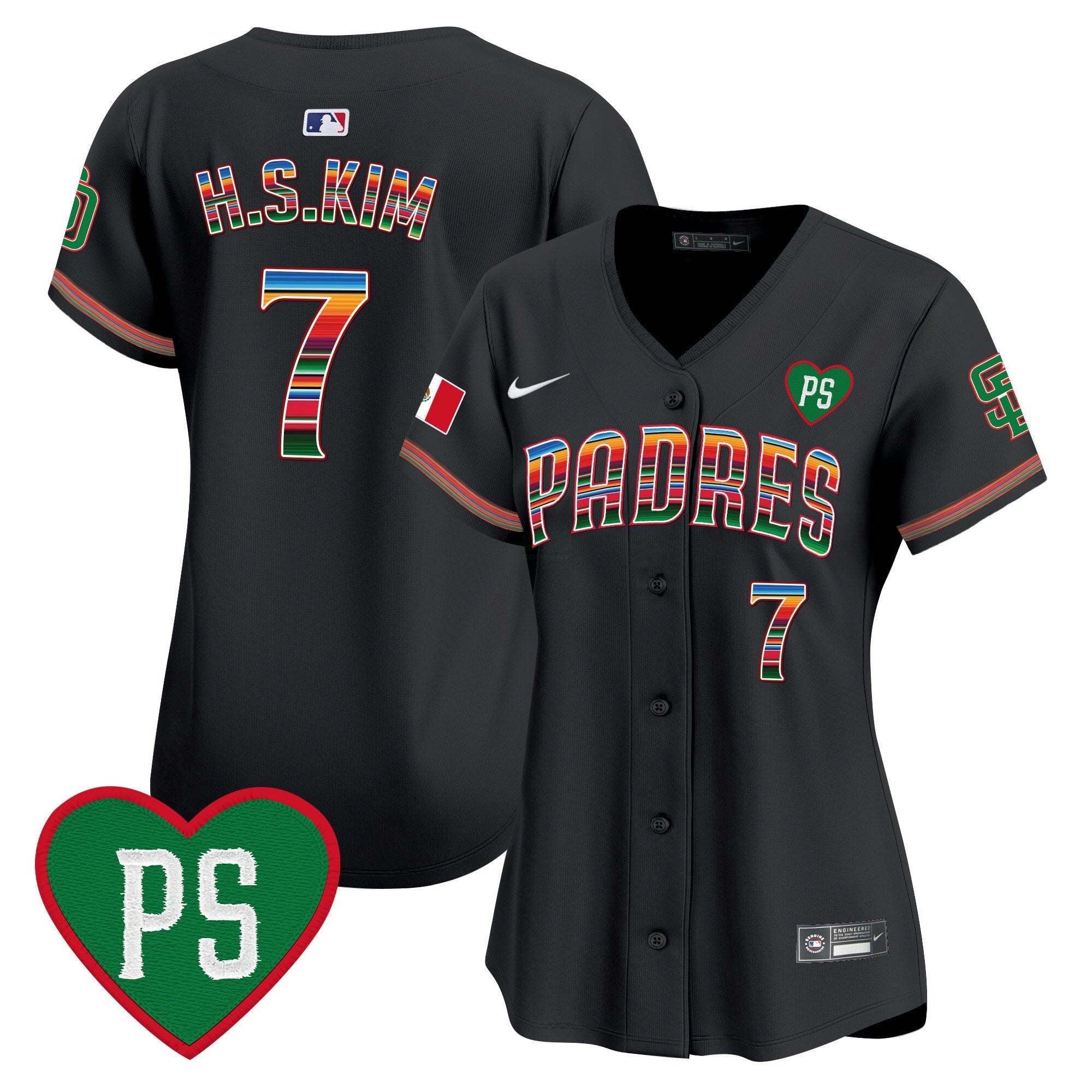 Camisa MLB Women’s Mexico “For Peter” Patch Vapor Premier Limited Jersey
