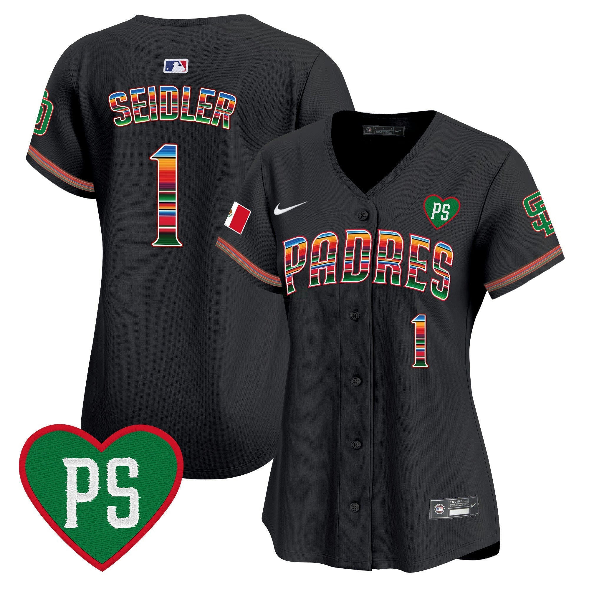 Camisa MLB Women’s Mexico “For Peter” Patch Vapor Premier Limited Jersey