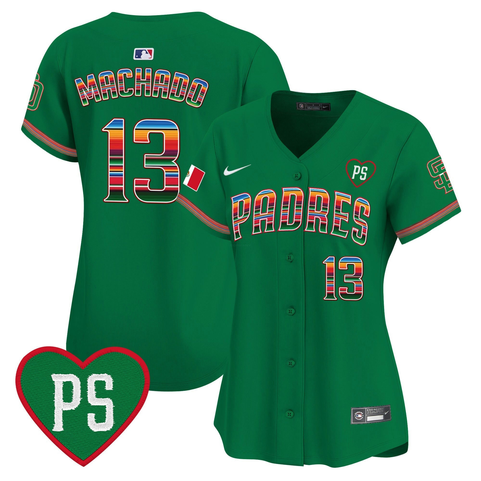 Camisa MLB Women’s Mexico “For Peter” Patch Vapor Premier Limited Jersey