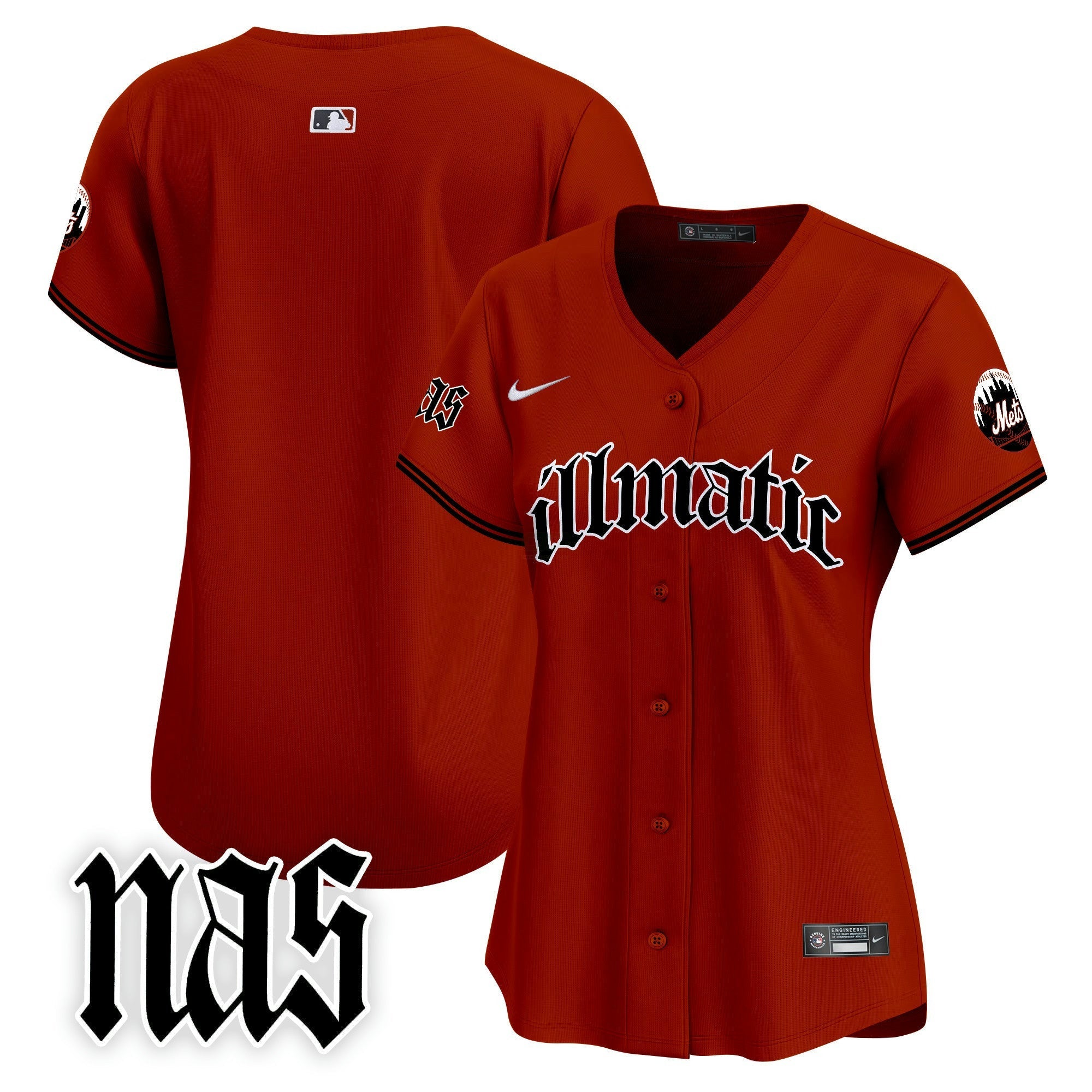 Camisa MLB Women’s Nas Illmatic Vapor Premier Limited Jersey