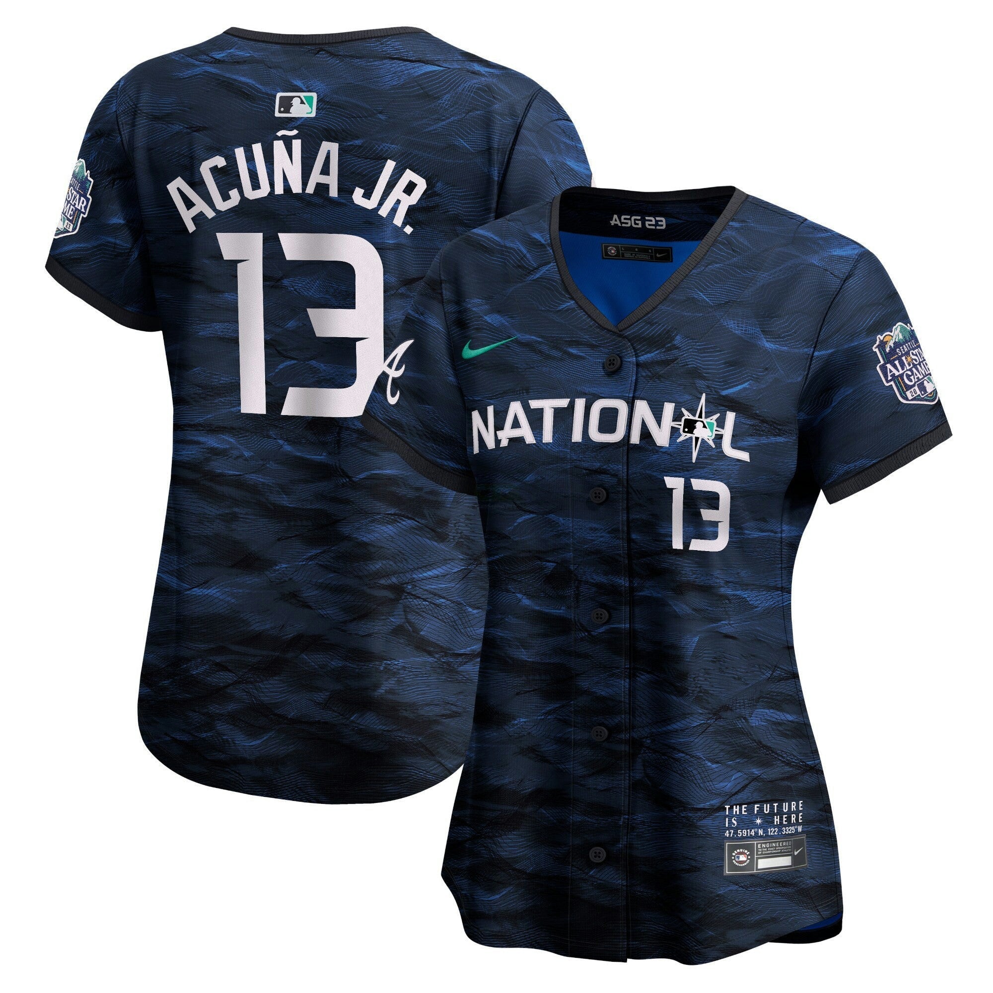 Camisa MLB Women’s National League 2023 All-Star Game Azul Royal Jersey - Azul Royal