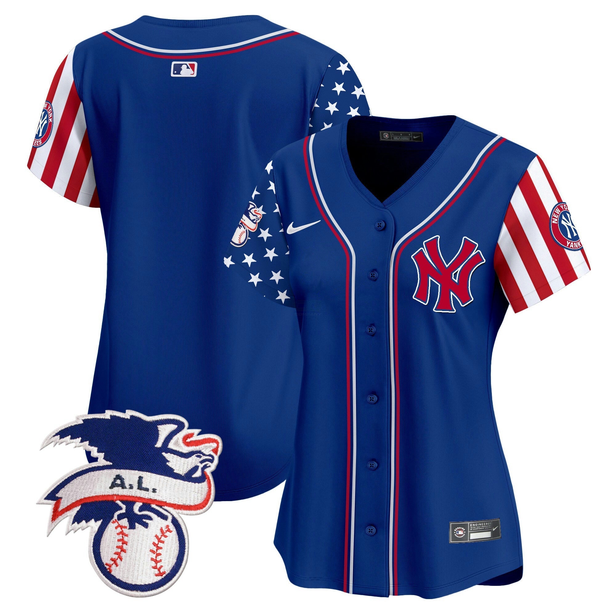 Camisa MLB Women’s New York 2024 Fourth of July Vapor Premier Limited Jersey V5