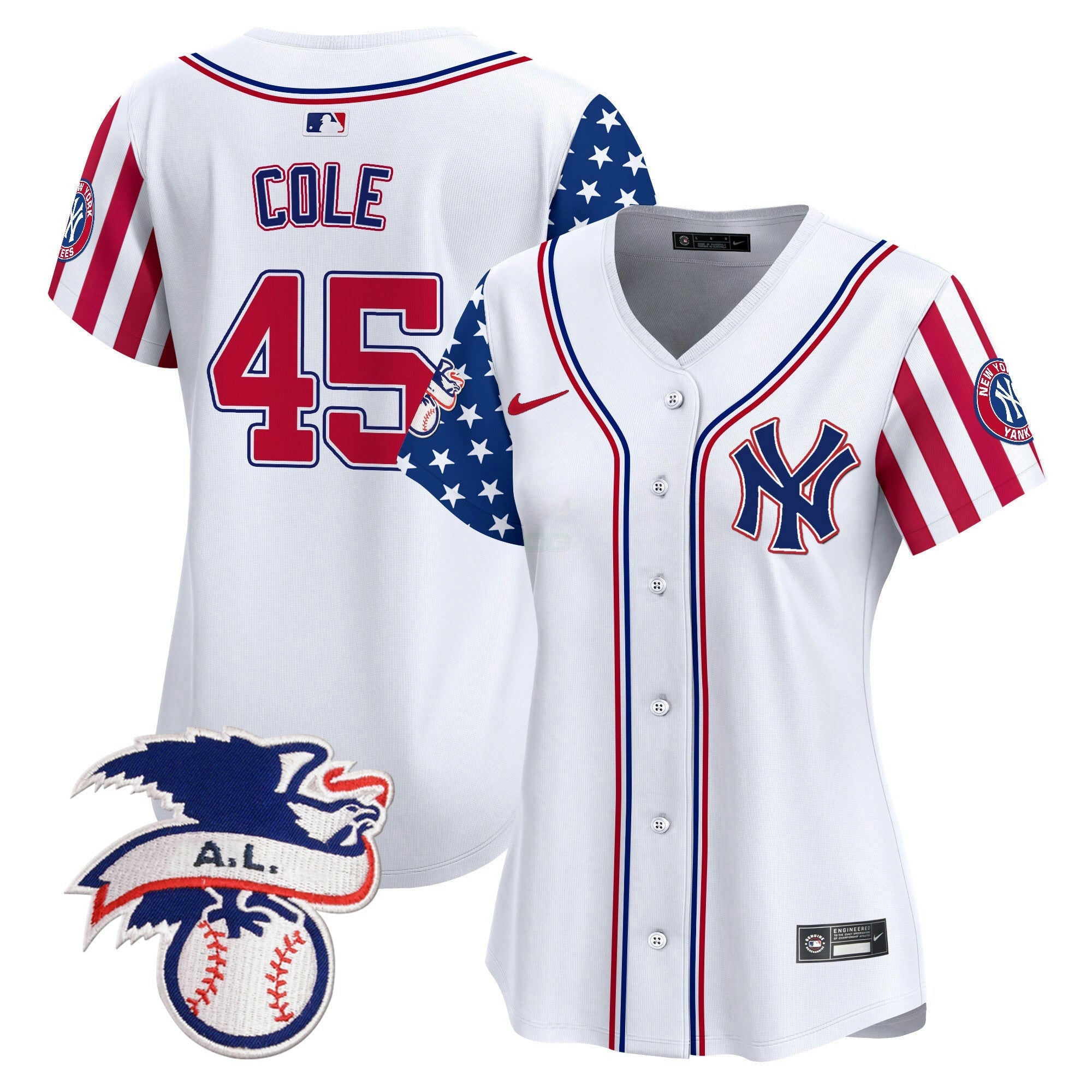 Camisa MLB Women’s New York 2024 Fourth of July Vapor Premier Limited Jersey V5