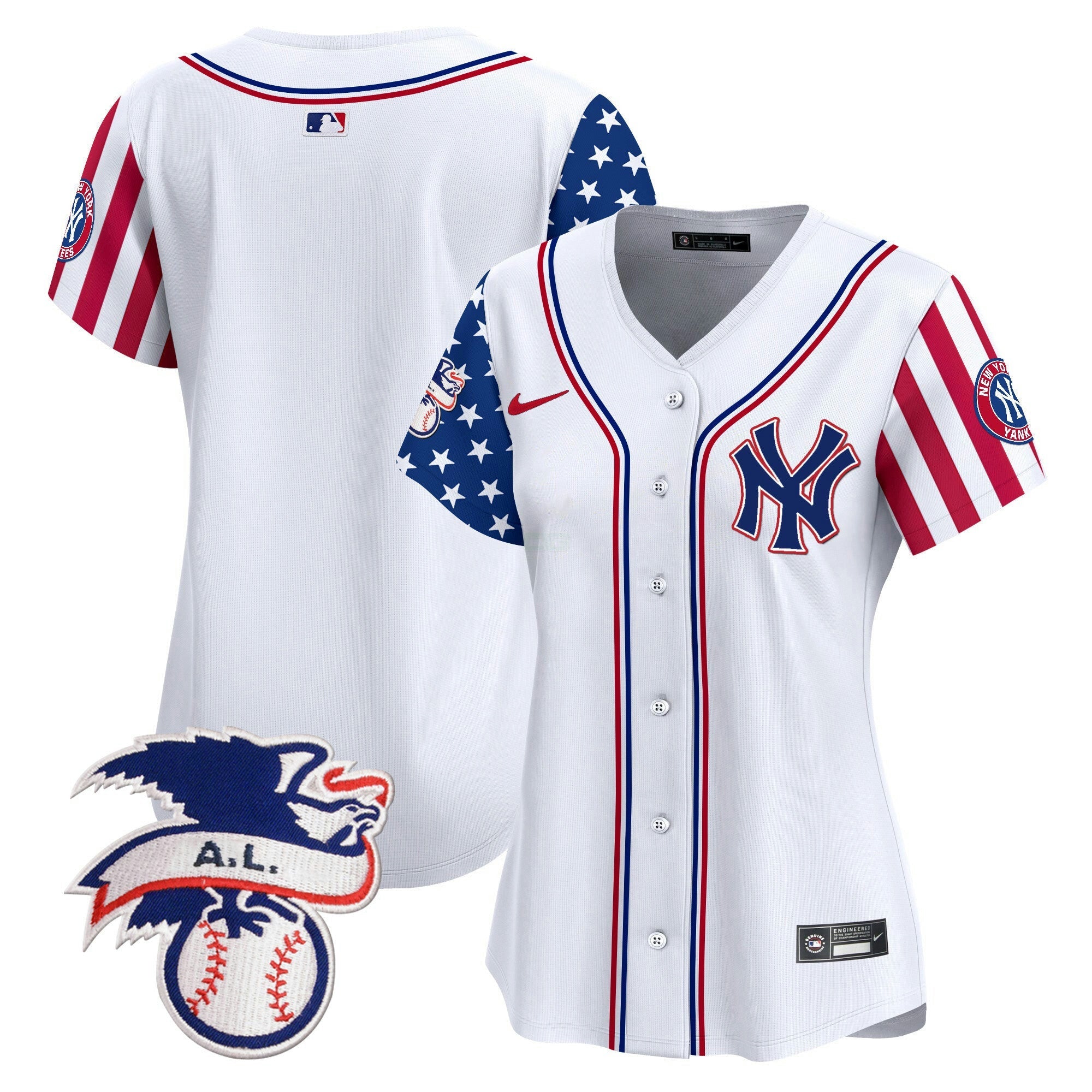 Camisa MLB Women’s New York 2024 Fourth of July Vapor Premier Limited Jersey V5