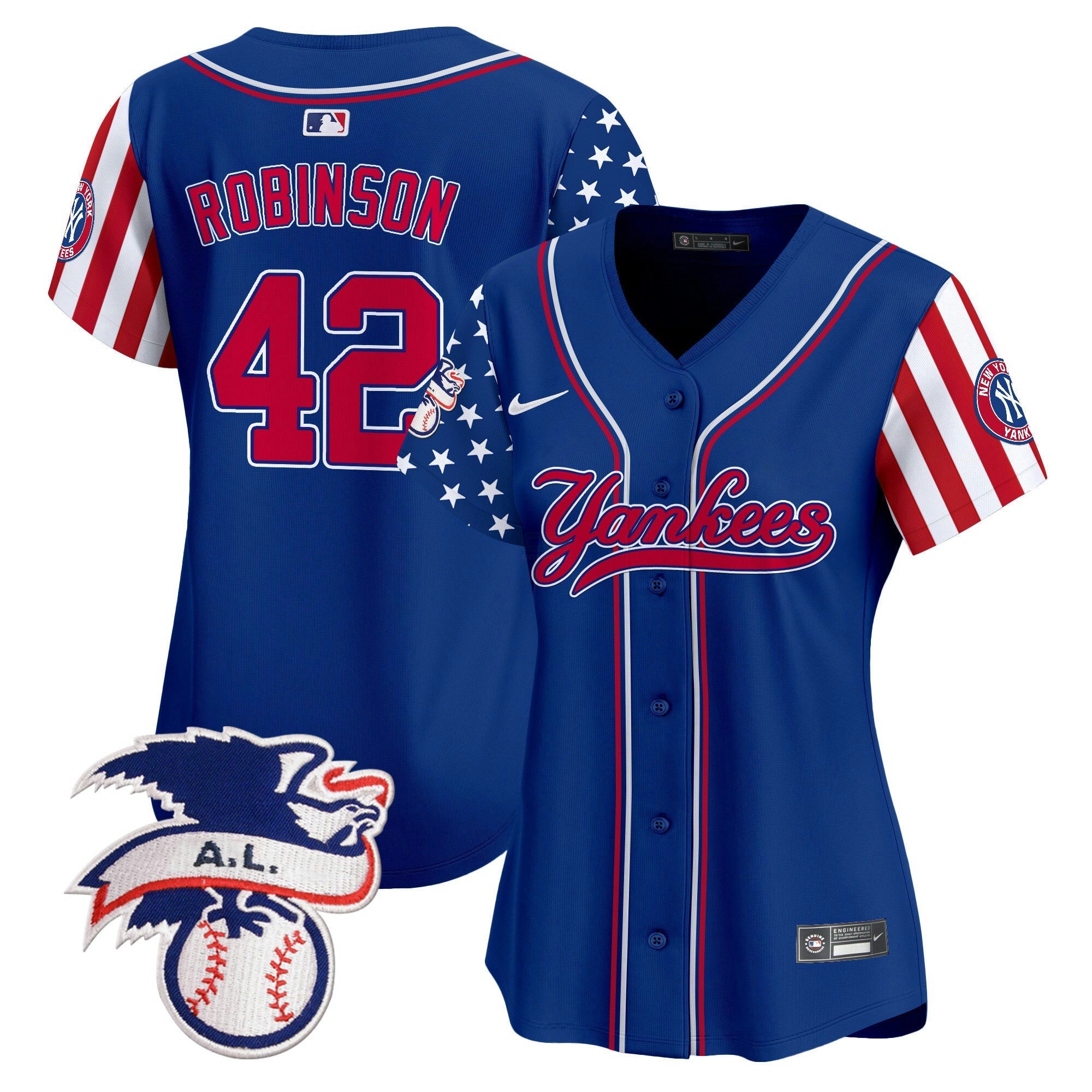 Camisa MLB Women’s New York 2024 Fourth of July Vapor Premier Limited Jersey V7