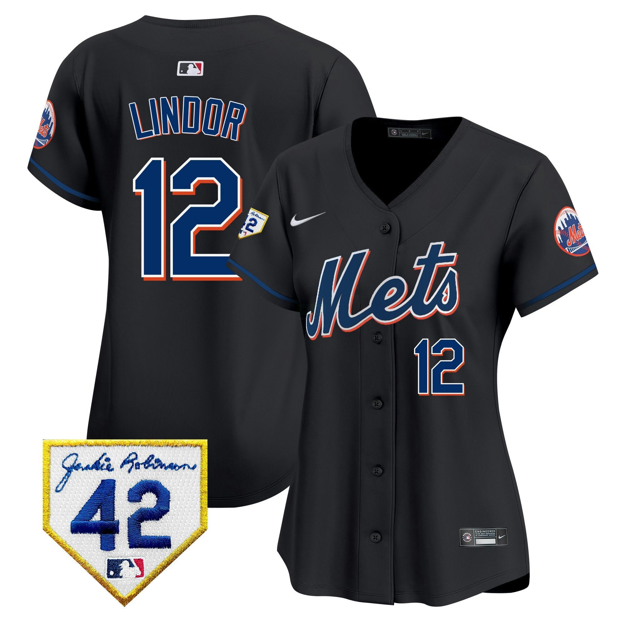 Camisa MLB Women’s New York 2024 Jackie Robinson Patch Vapor Premier Limited Jersey