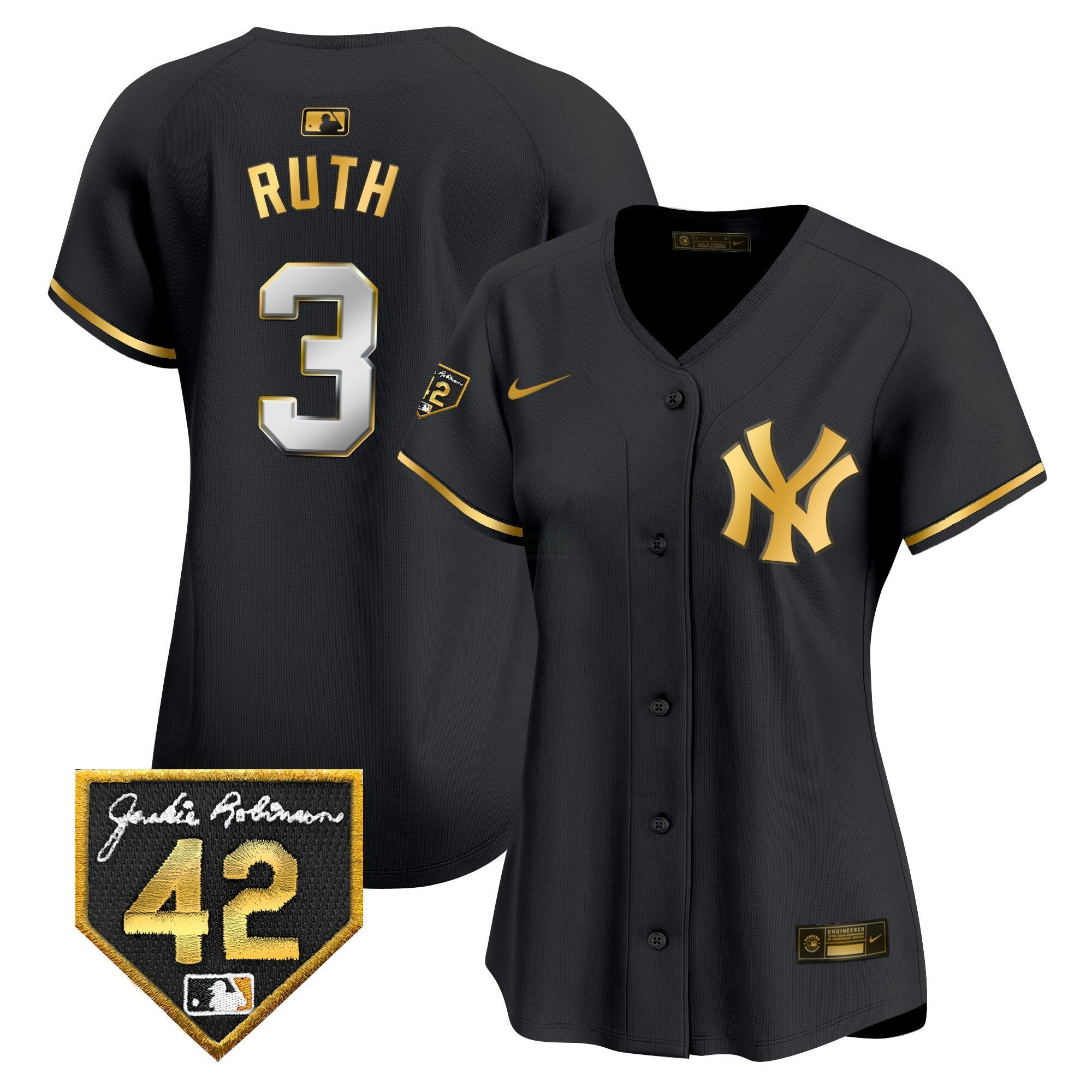 Camisa MLB Women’s New York 2024 Jackie Robinson Patch Vapor Premier Limited Jersey