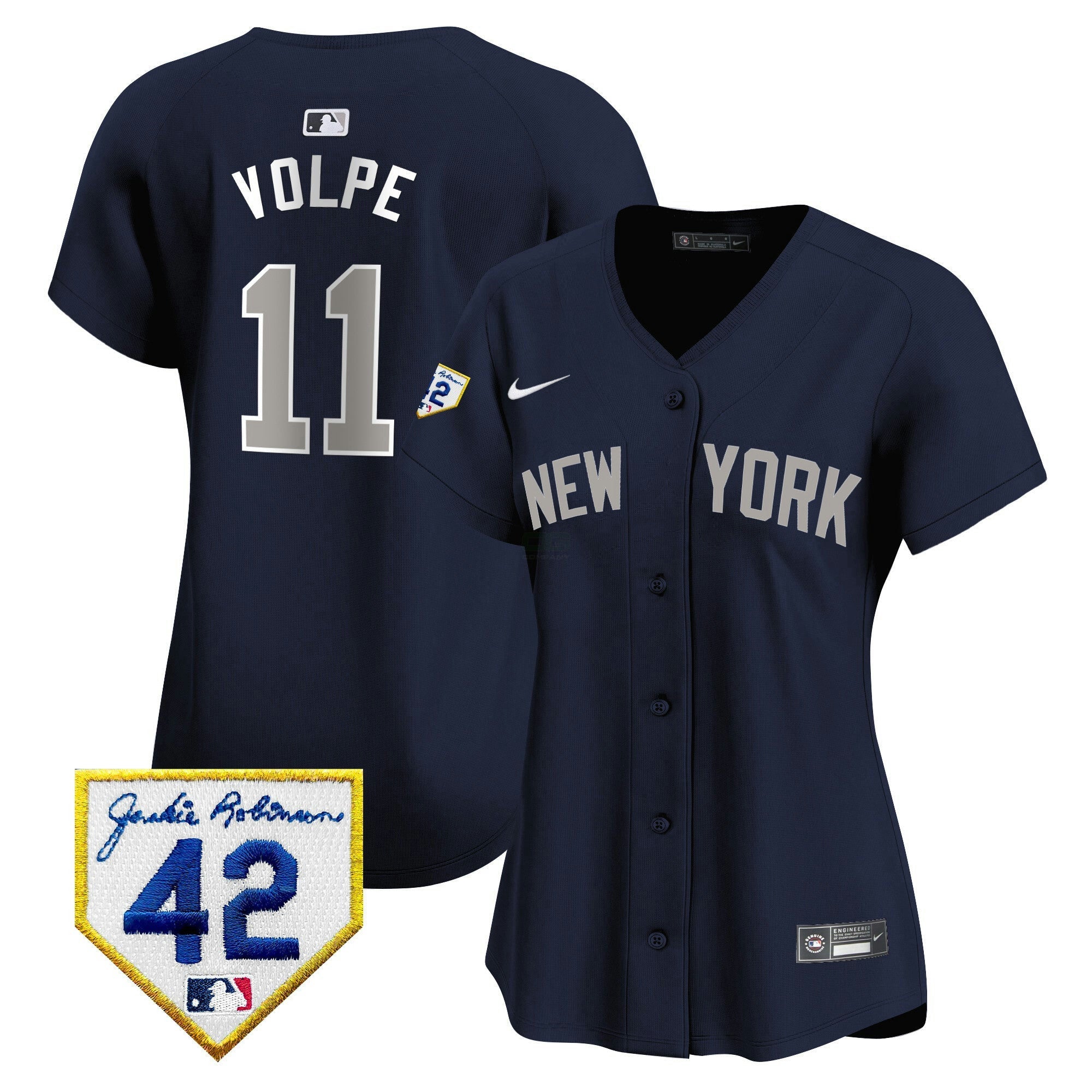 Camisa MLB Women’s New York 2024 Jackie Robinson Patch Vapor Premier Limited Jersey